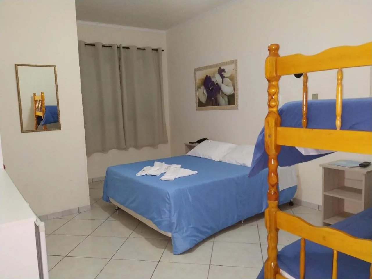 Bed in Hotel Mares do Sul