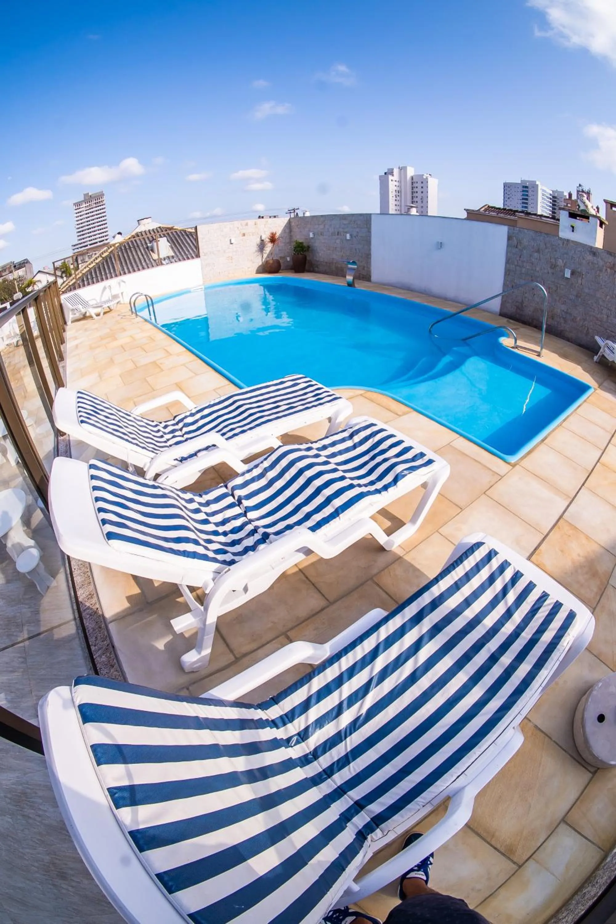 Pool view in Hotel Mares do Sul