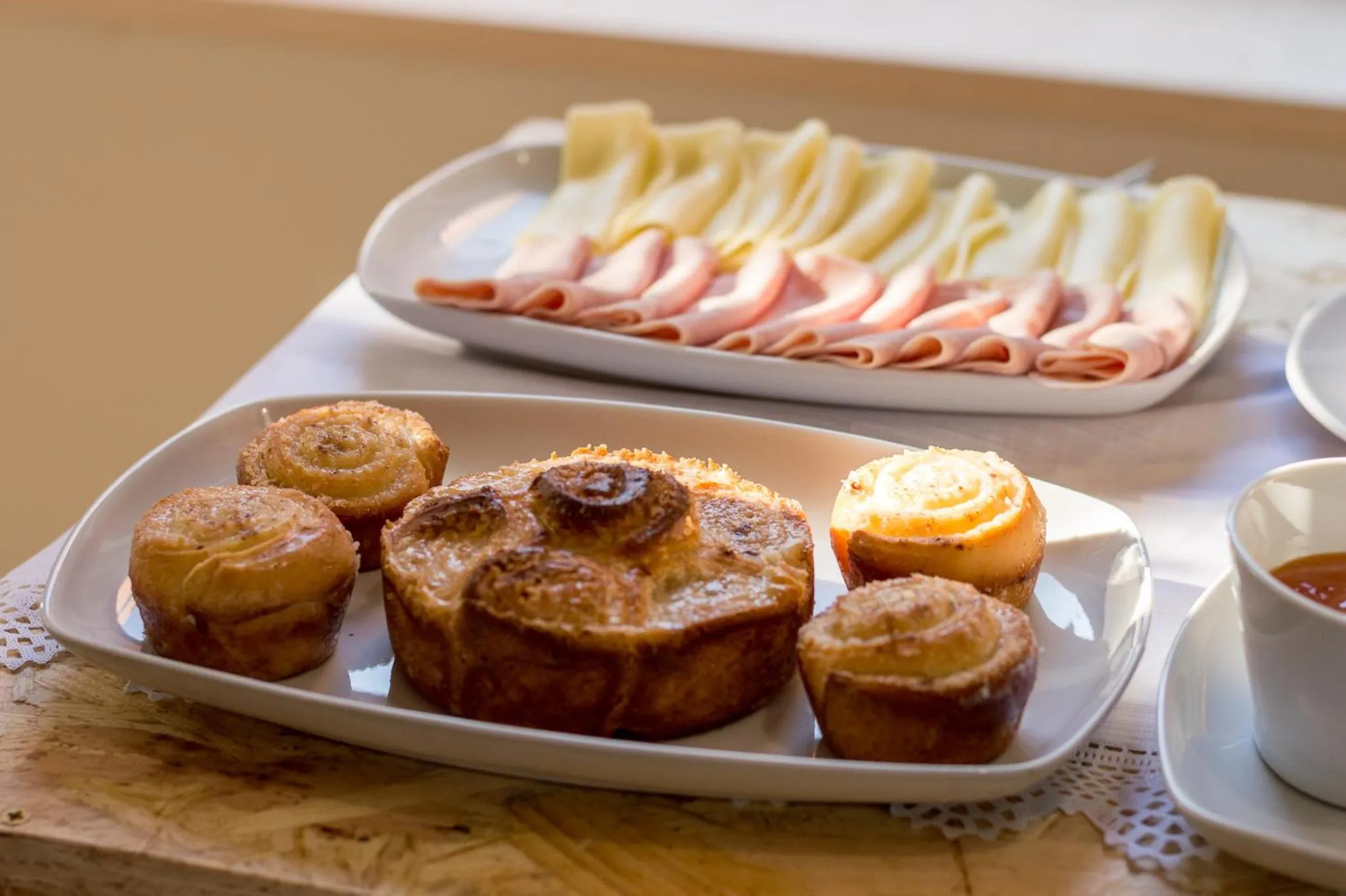 Breakfast in Queen's Garden Hostel