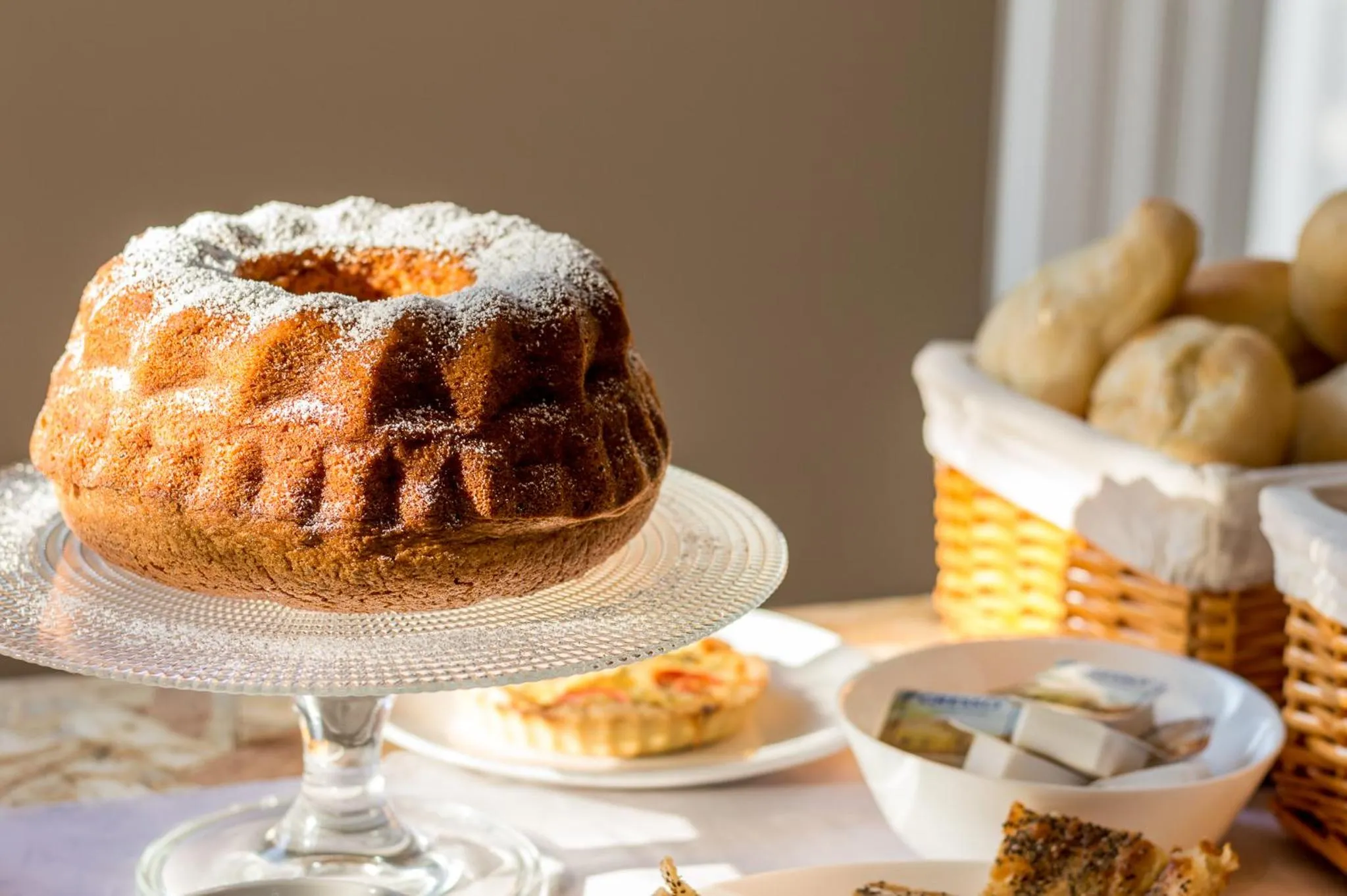 Breakfast in Queen's Garden Hostel