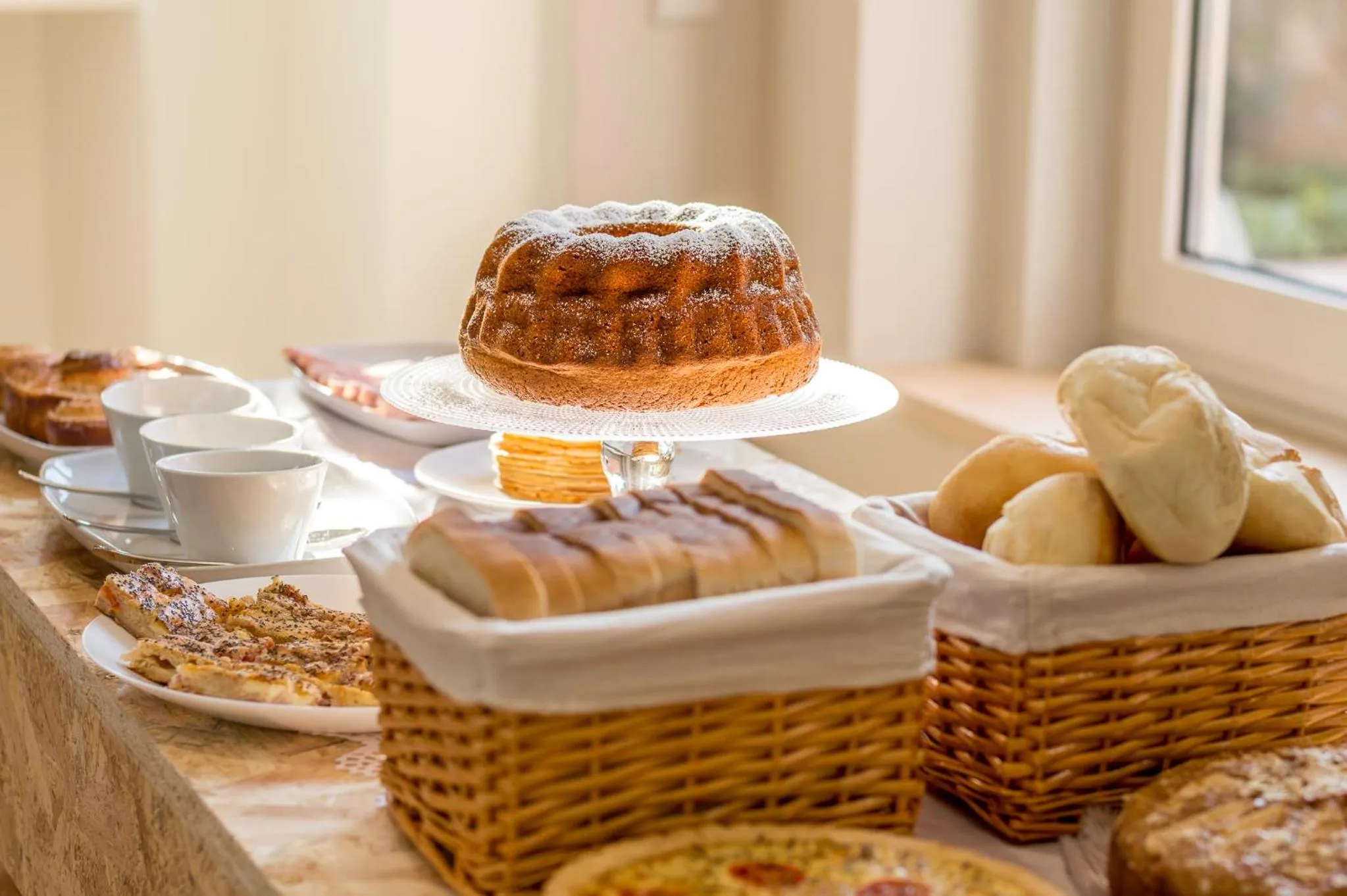 Breakfast in Queen's Garden Hostel