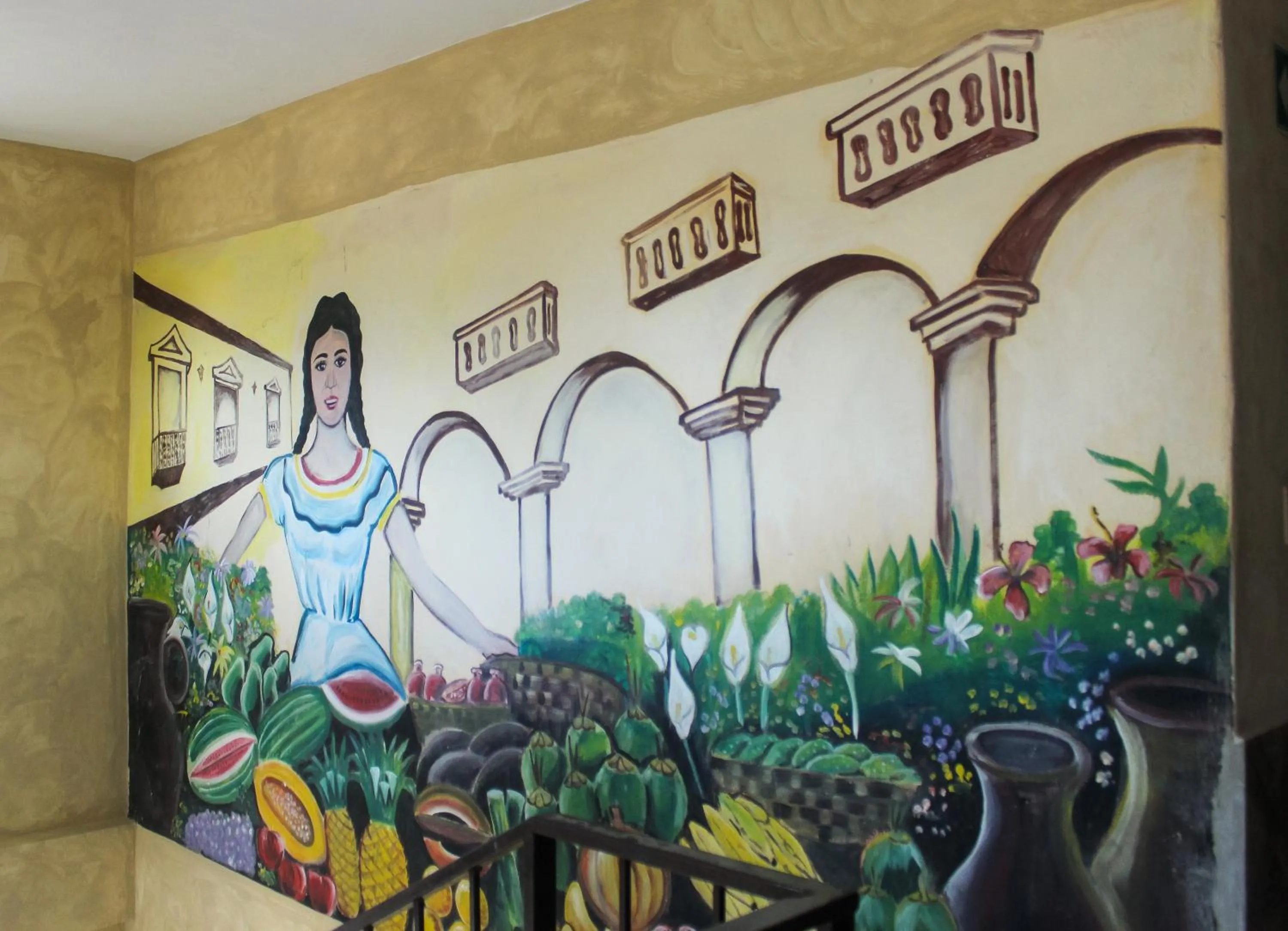 Decorative detail in Hotel La Casona Real