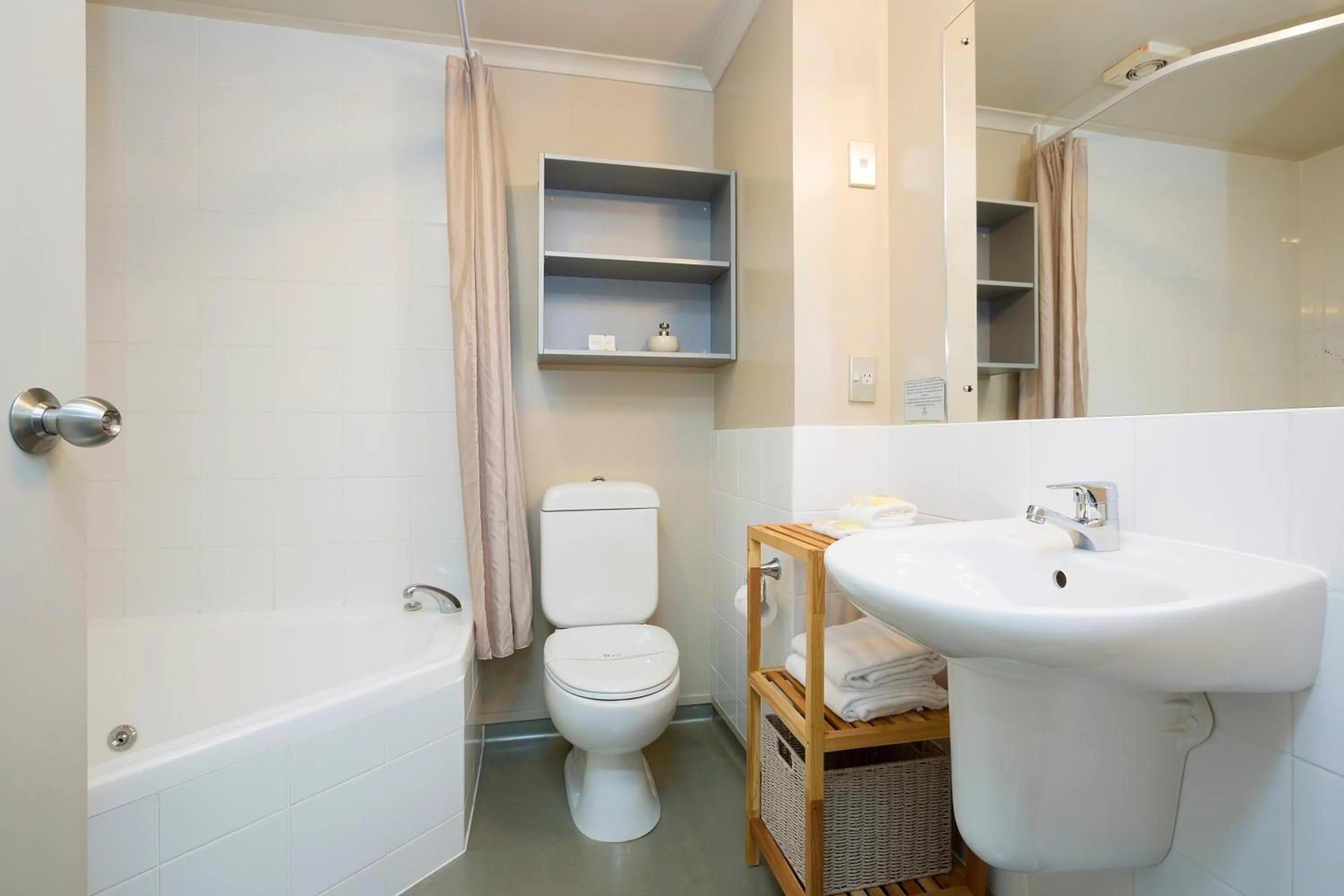 Bathroom in Beach House Motel