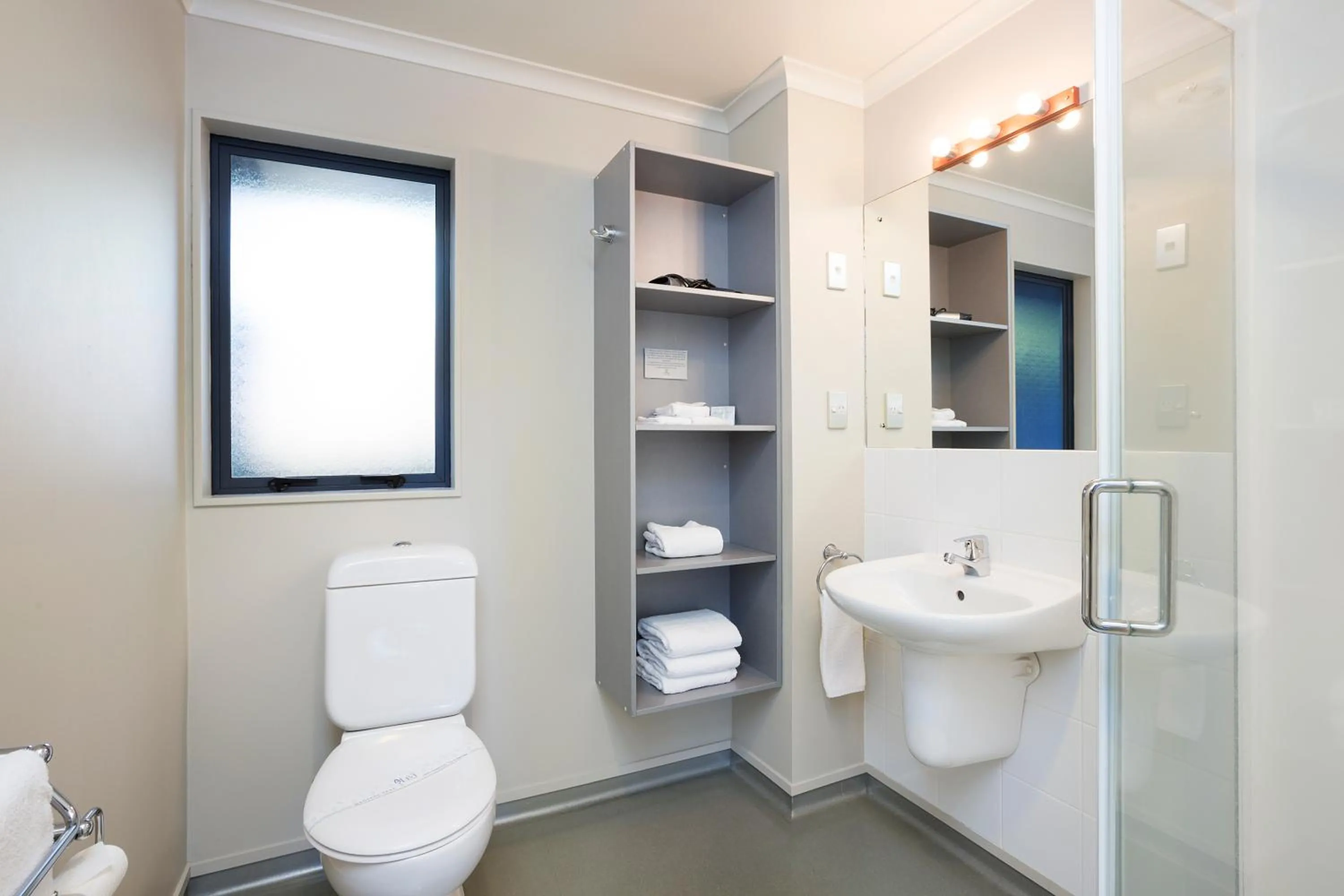 Bathroom in Beach House Motel