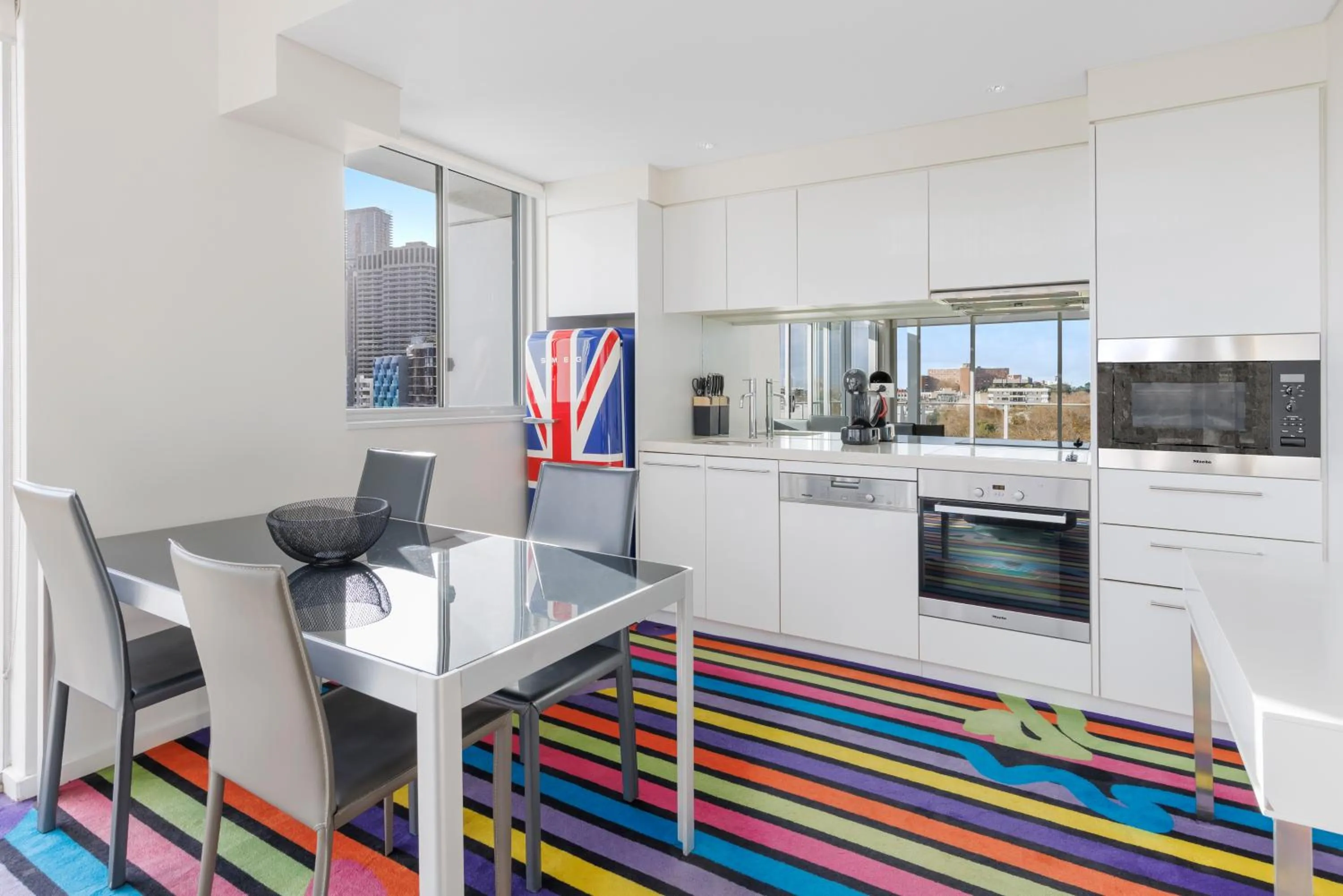 Kitchen or kitchenette in Adge Hotel and Residences