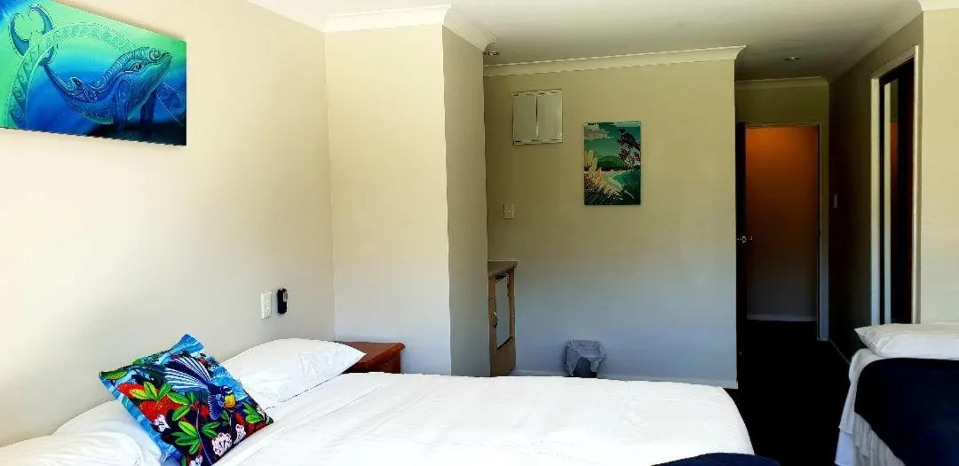 Bed in Te Mahuru Retreat