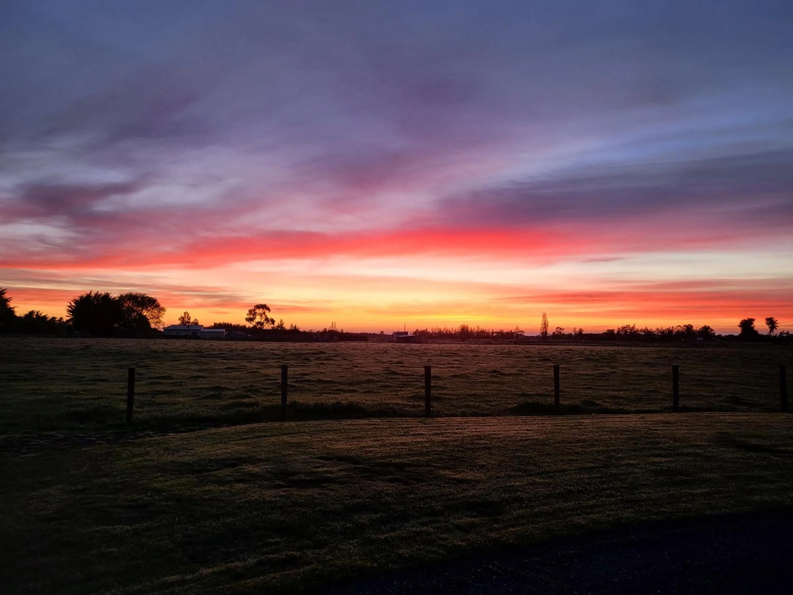 Sunrise in Te Mahuru Retreat