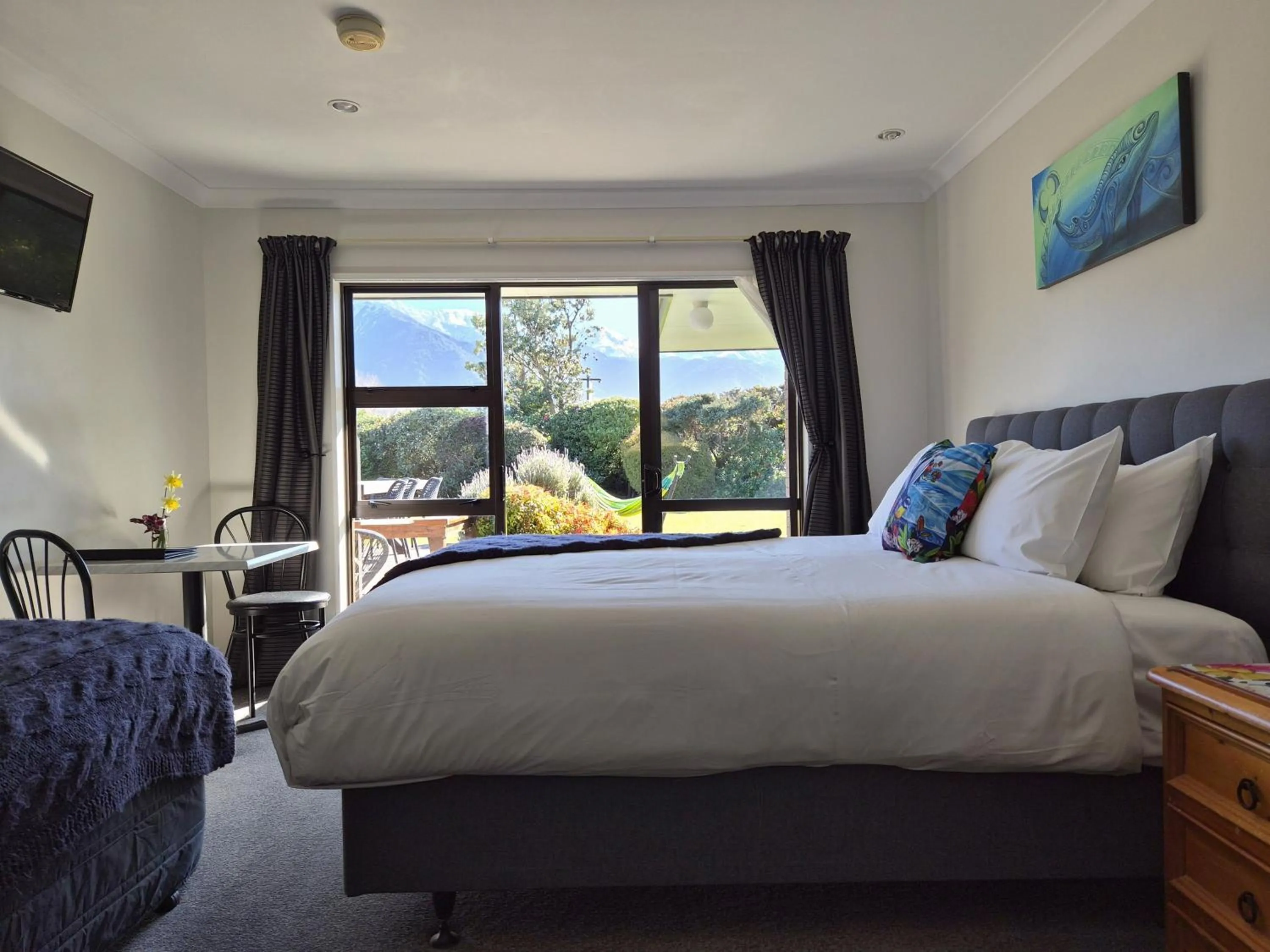 View (from property/room), Bed in Te Mahuru Retreat