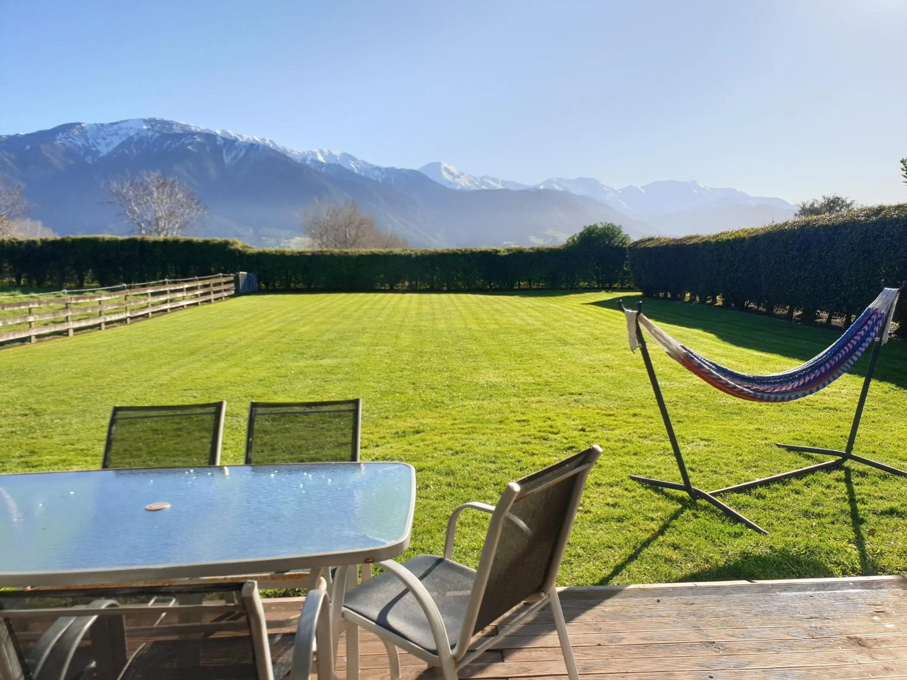 Patio in Te Mahuru Retreat