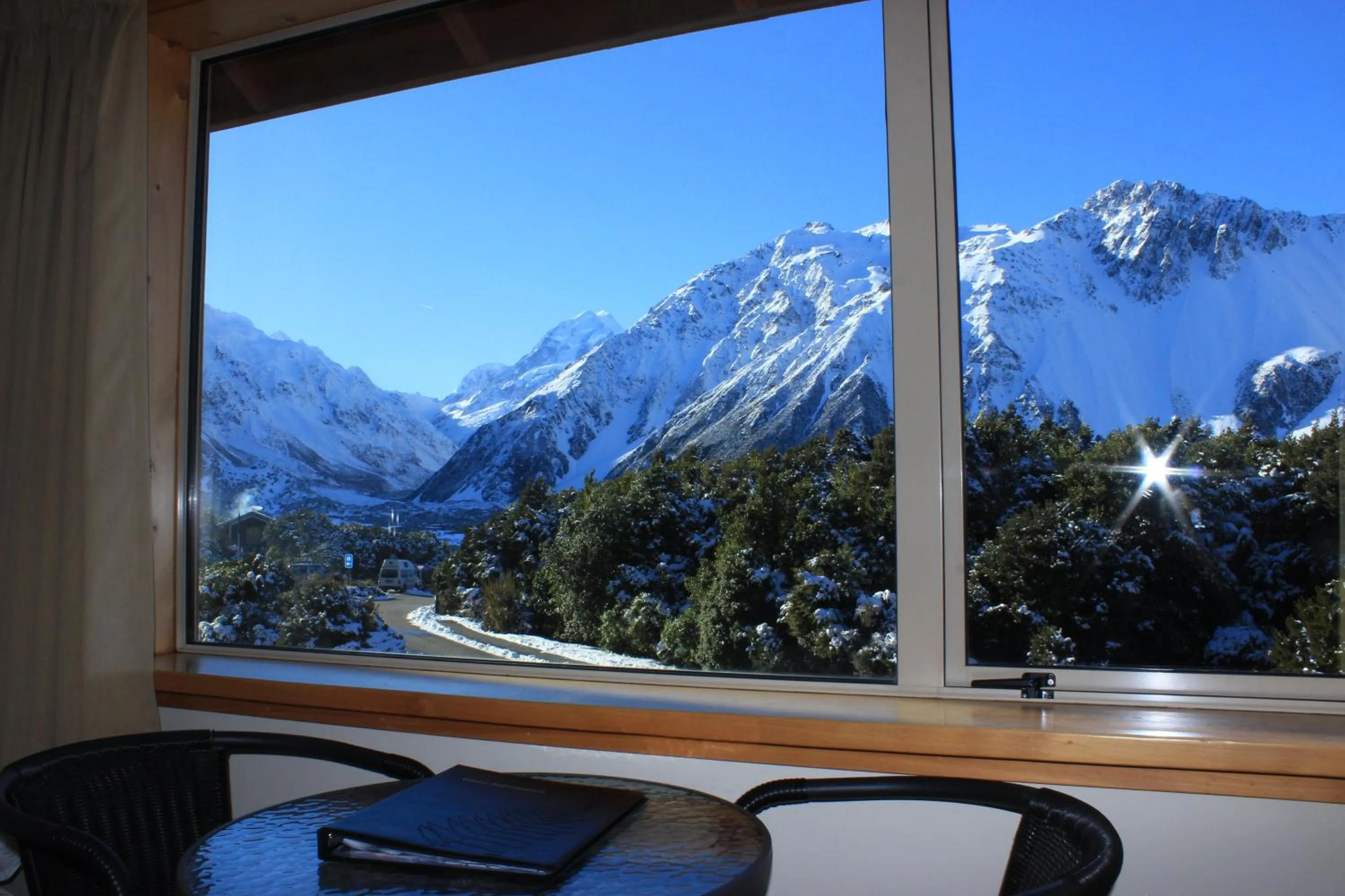 View (from property/room) in Aoraki Mount Cook Alpine Lodge