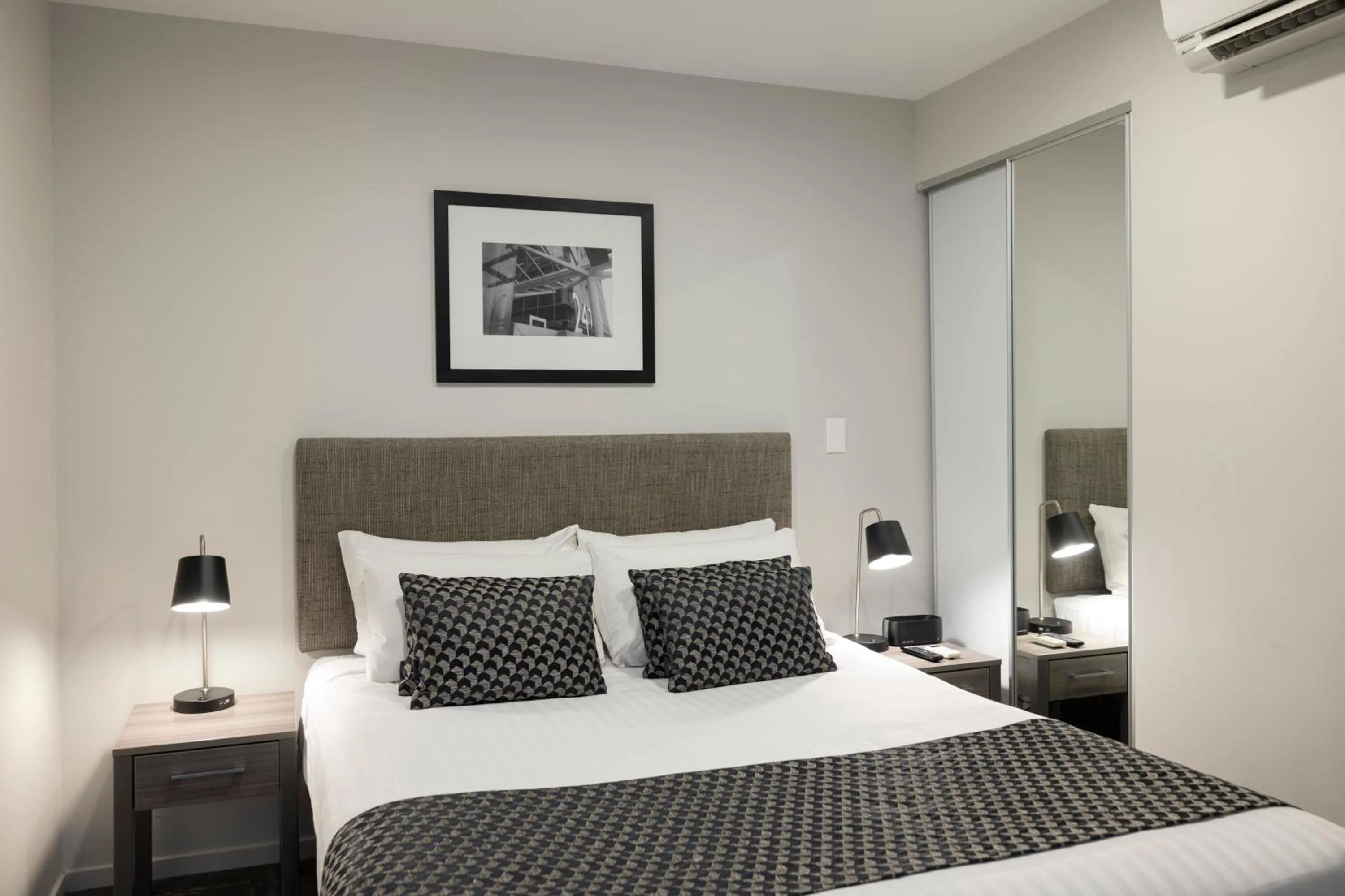 Bed in Quest on Beaumont