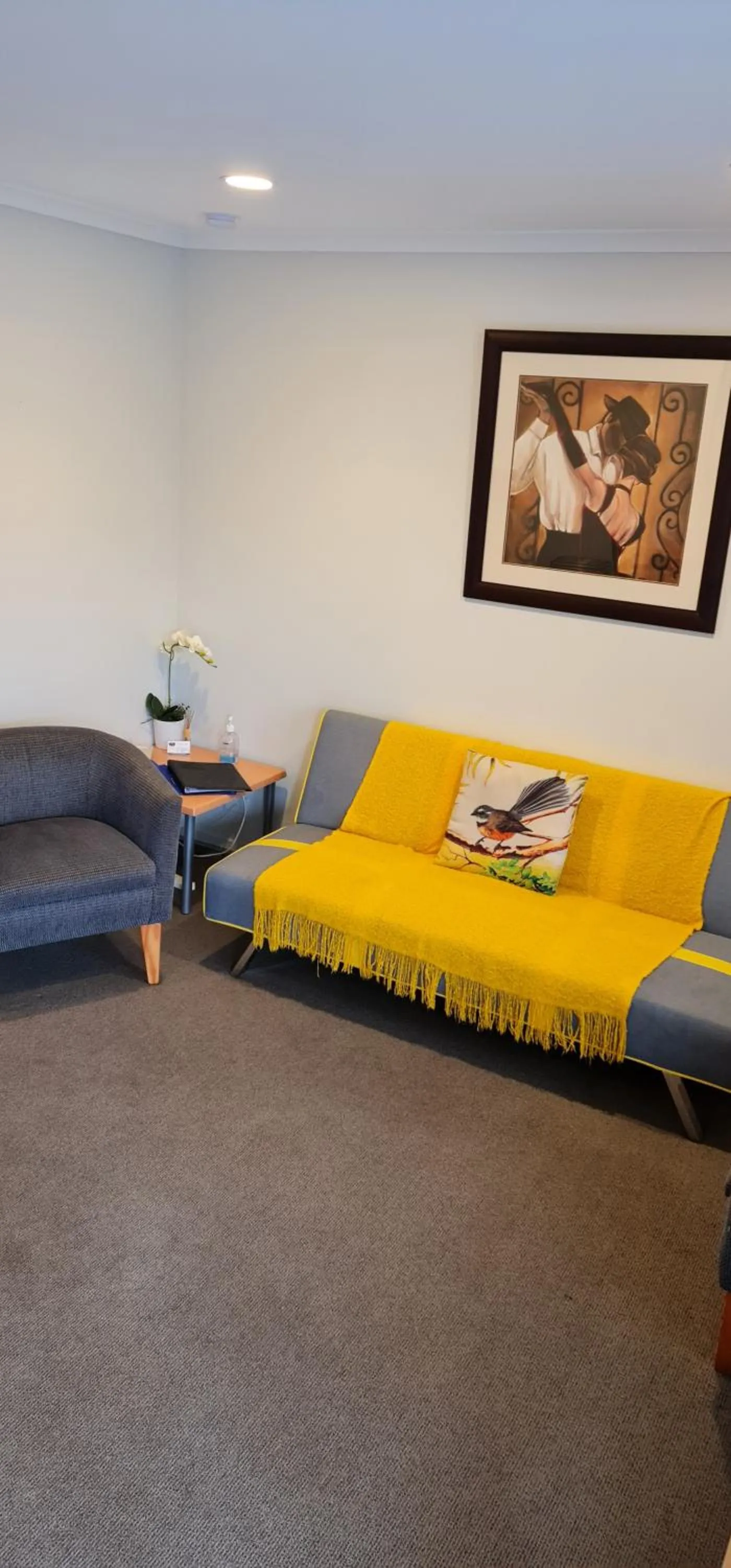 Living room in ASURE Kaimai View Motel