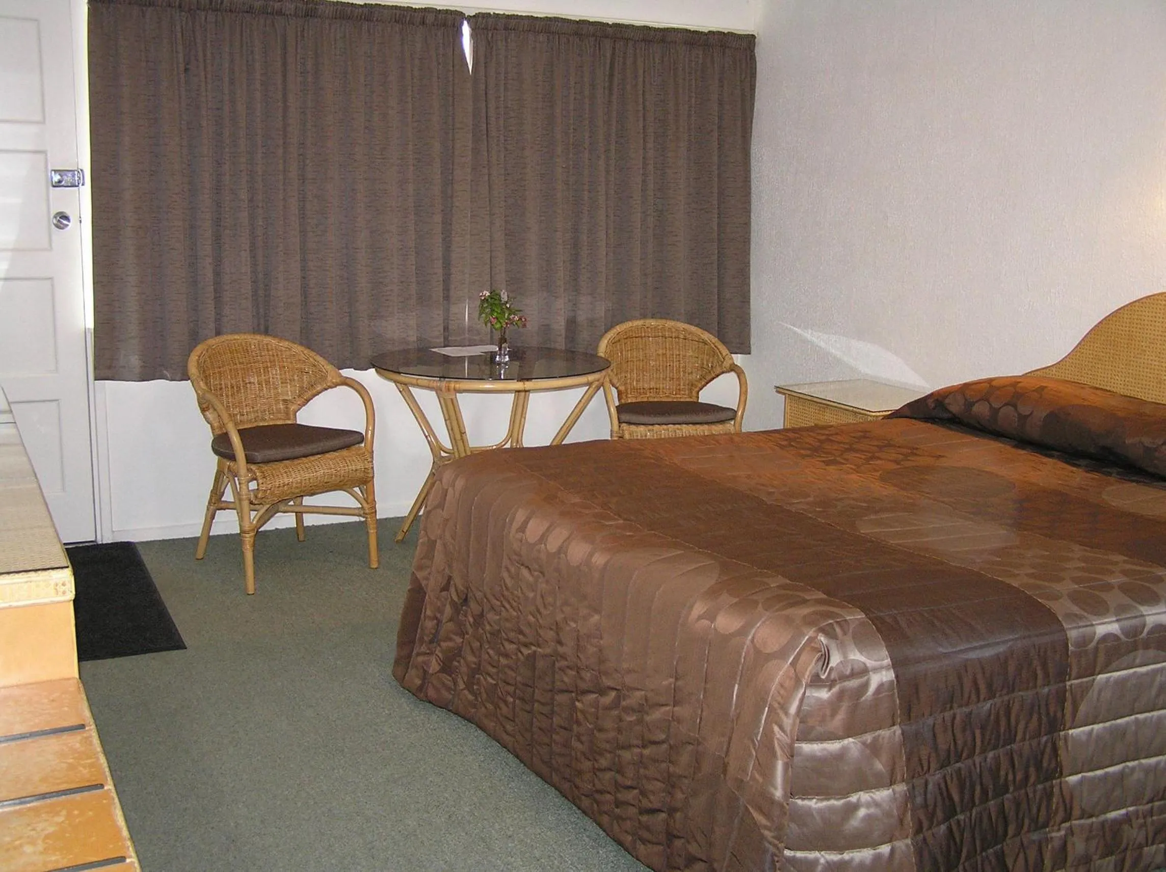 Bed in Coachman Motel