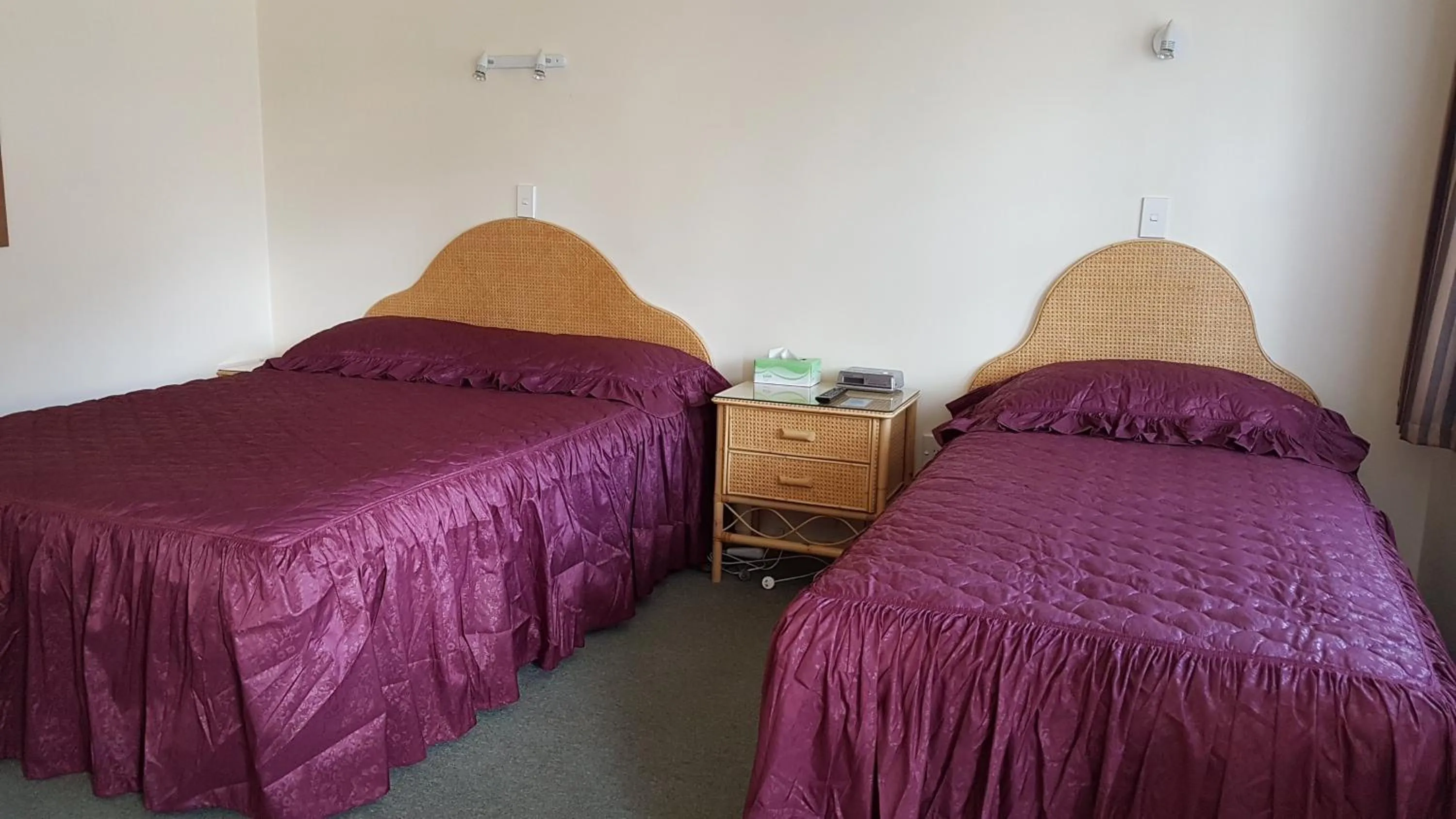 Bed in Coachman Motel