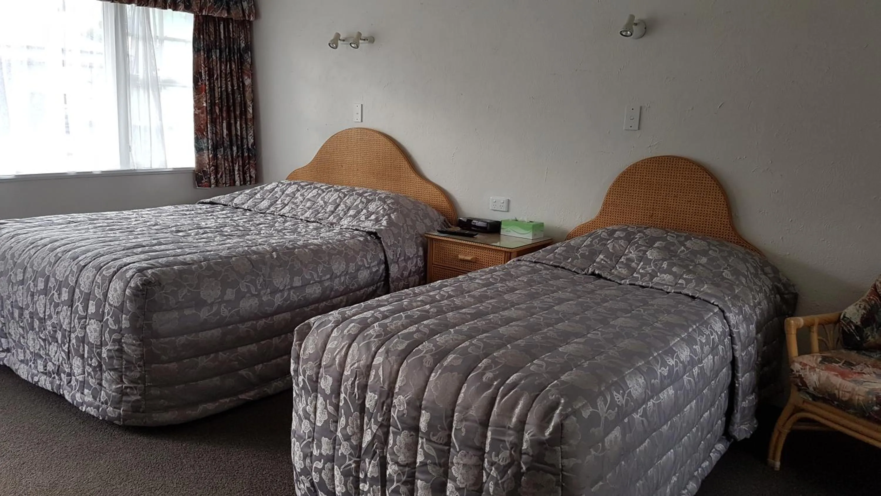 Bed in Coachman Motel