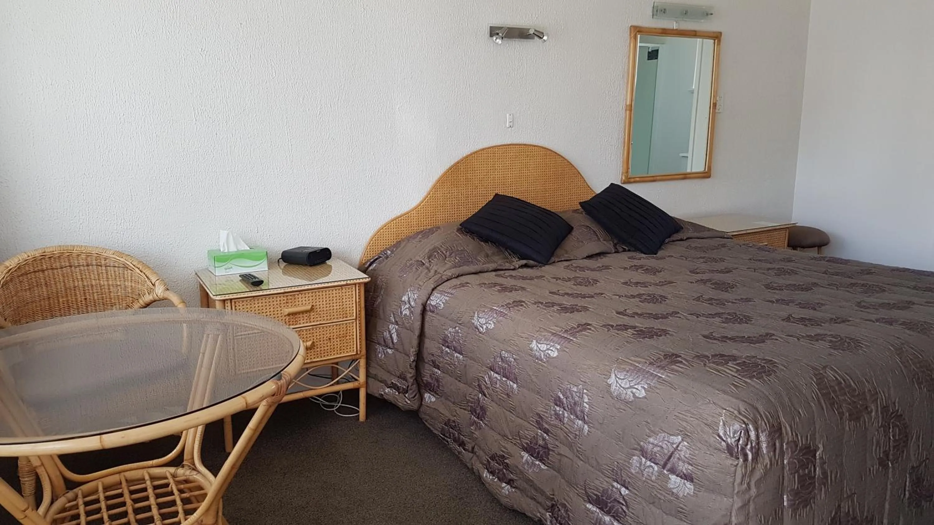 Bed in Coachman Motel