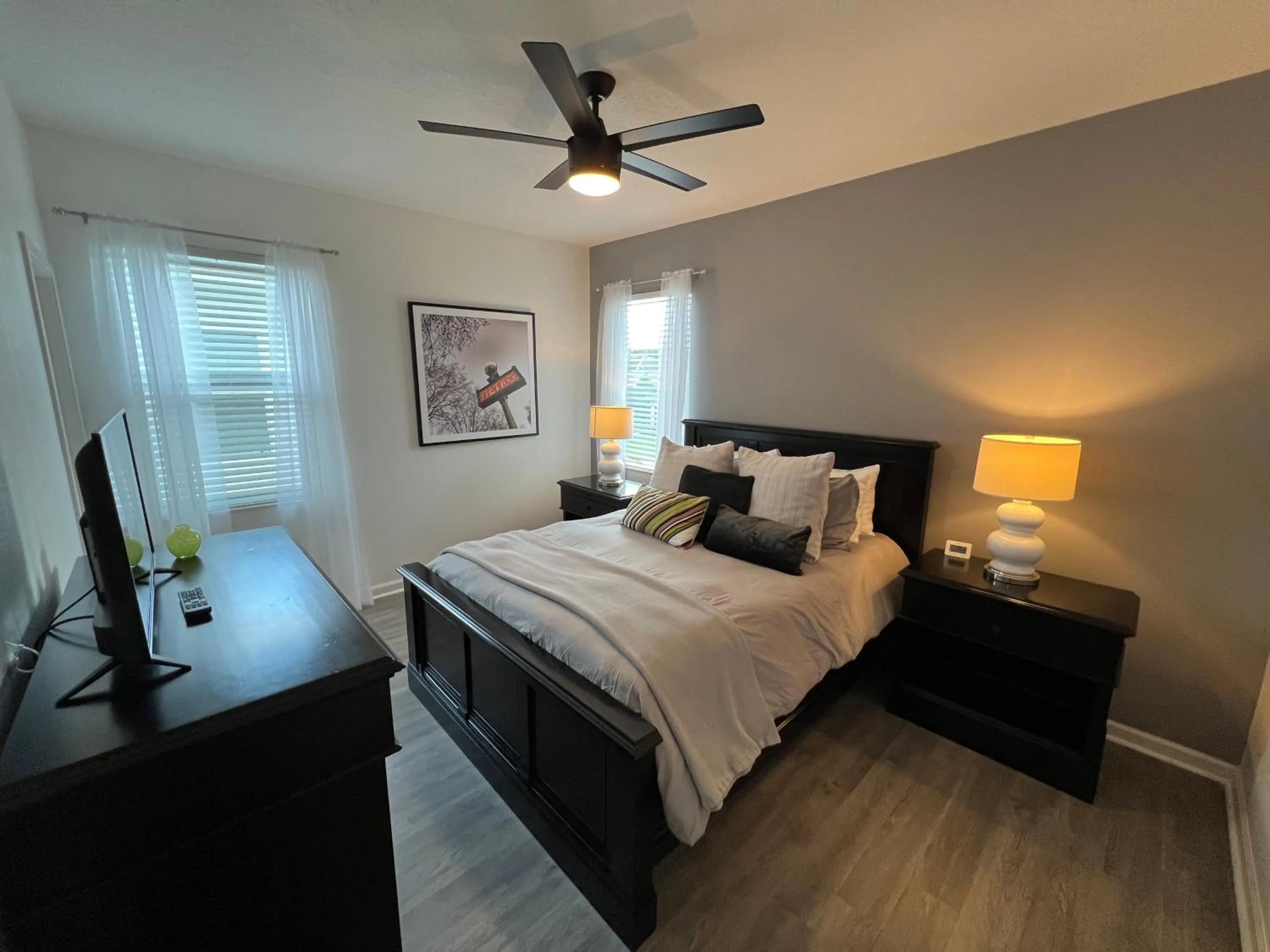 Bedroom, Bed in 3840 Supreme Villa 6Bd Private Pool and Game Room