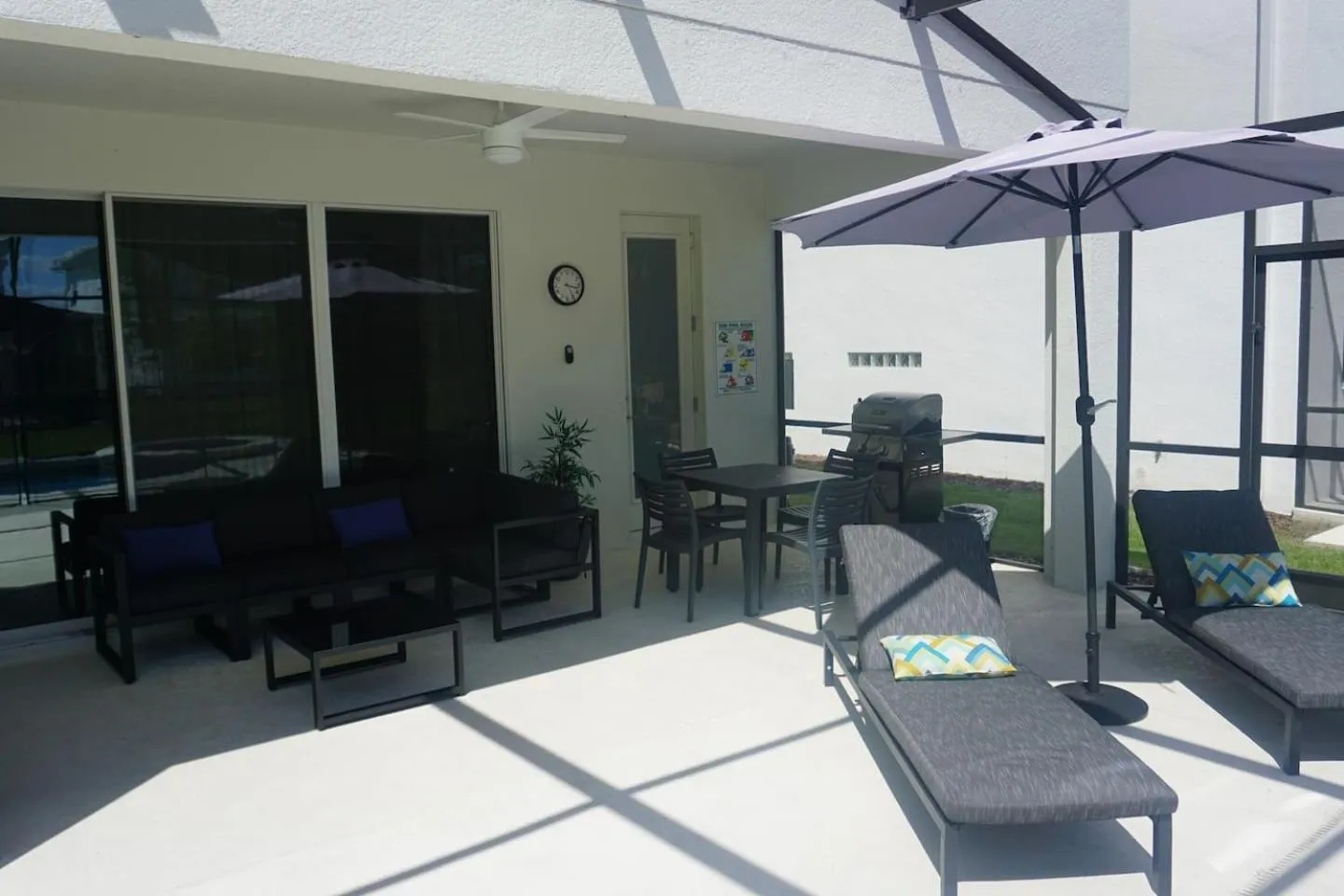 Patio in 3840 Supreme Villa 6Bd Private Pool and Game Room