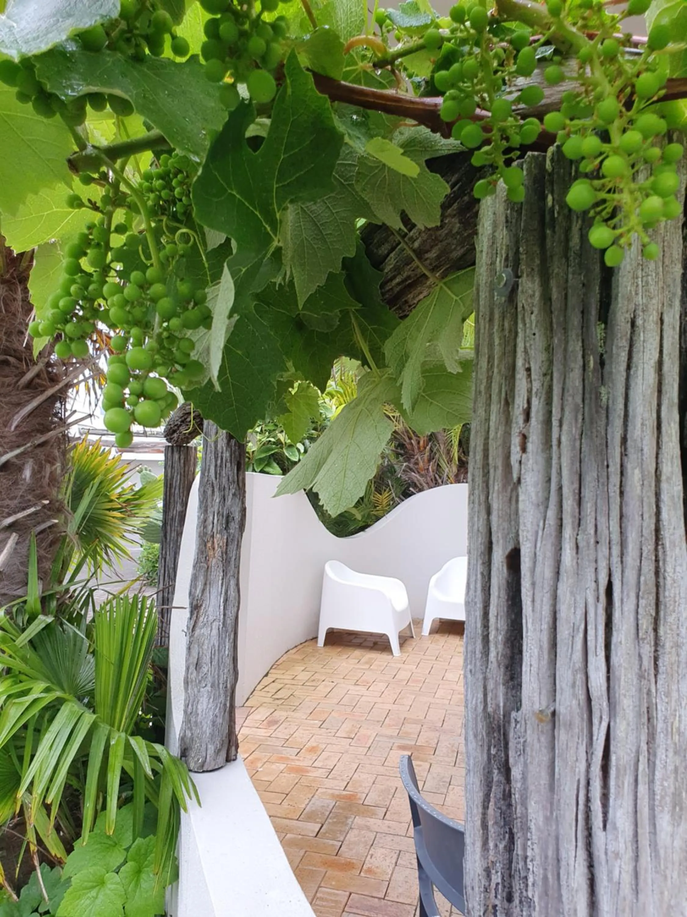 Patio in Breakers Motel