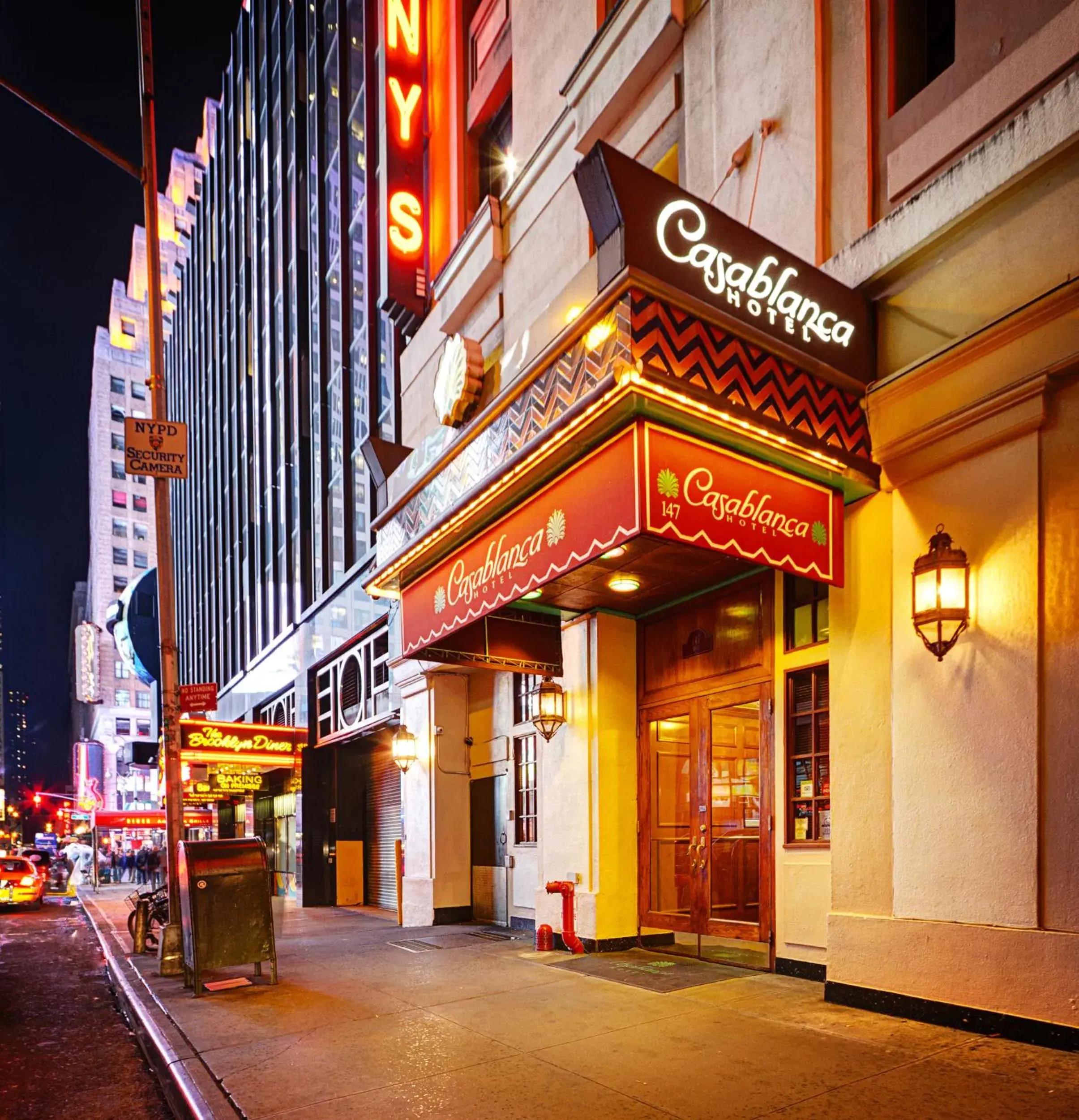 Facade/entrance in Casablanca Hotel by Library Hotel Collection Facade/entrance in Casablanca Hotel by Library Hotel Collection