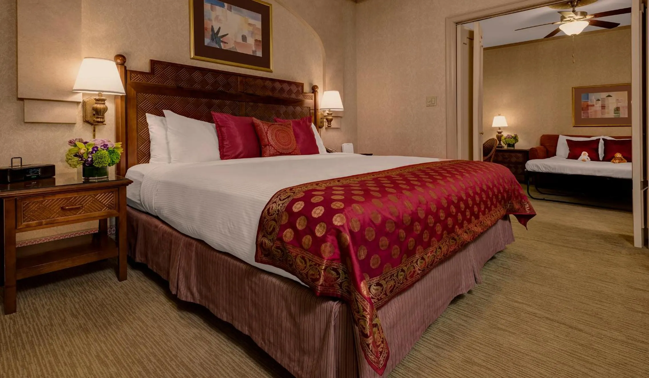 Photo of the whole room, Bed in Casablanca Hotel by Library Hotel Collection