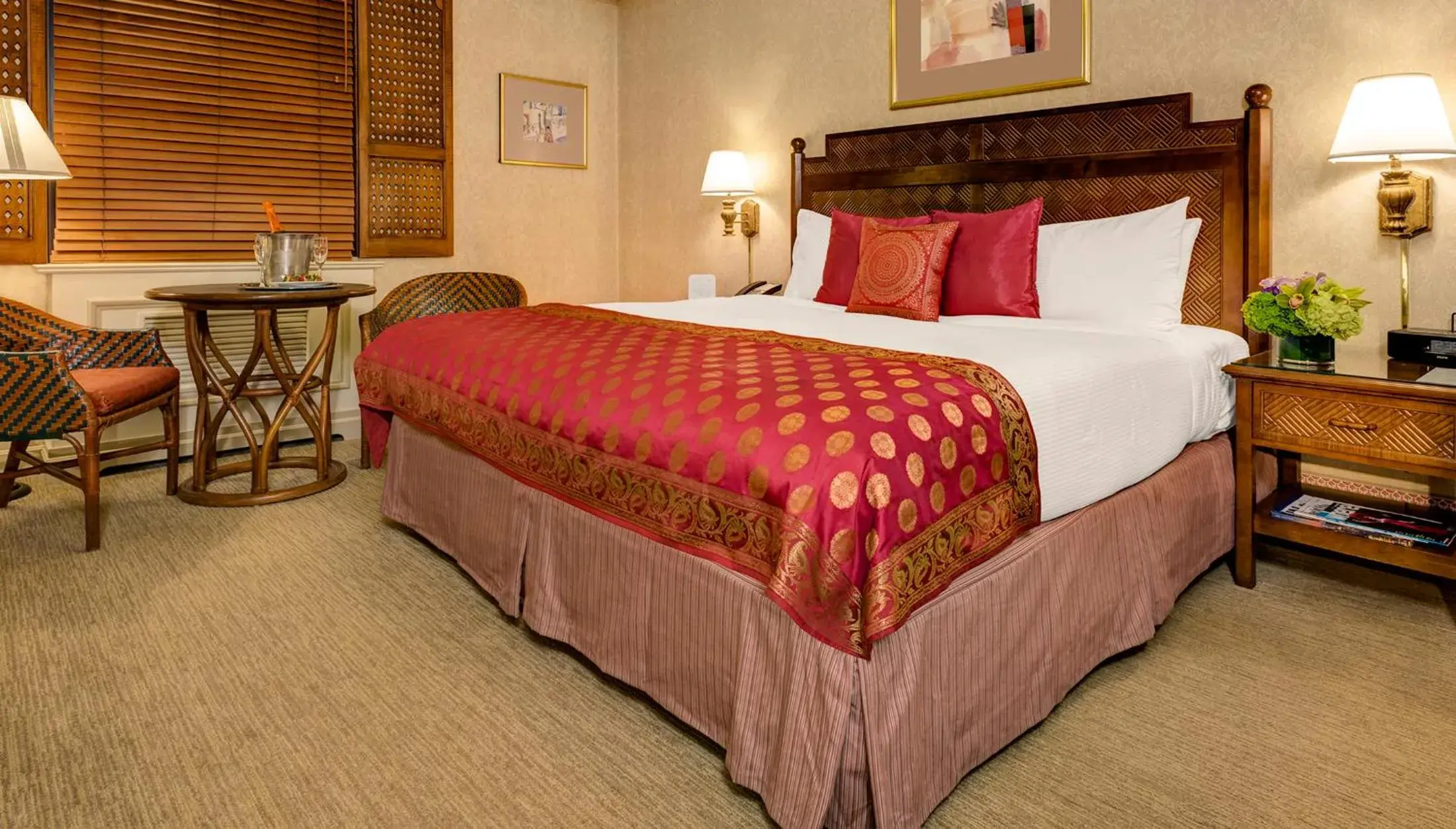 Bed in Casablanca Hotel by Library Hotel Collection Bed in Casablanca Hotel by Library Hotel Collection