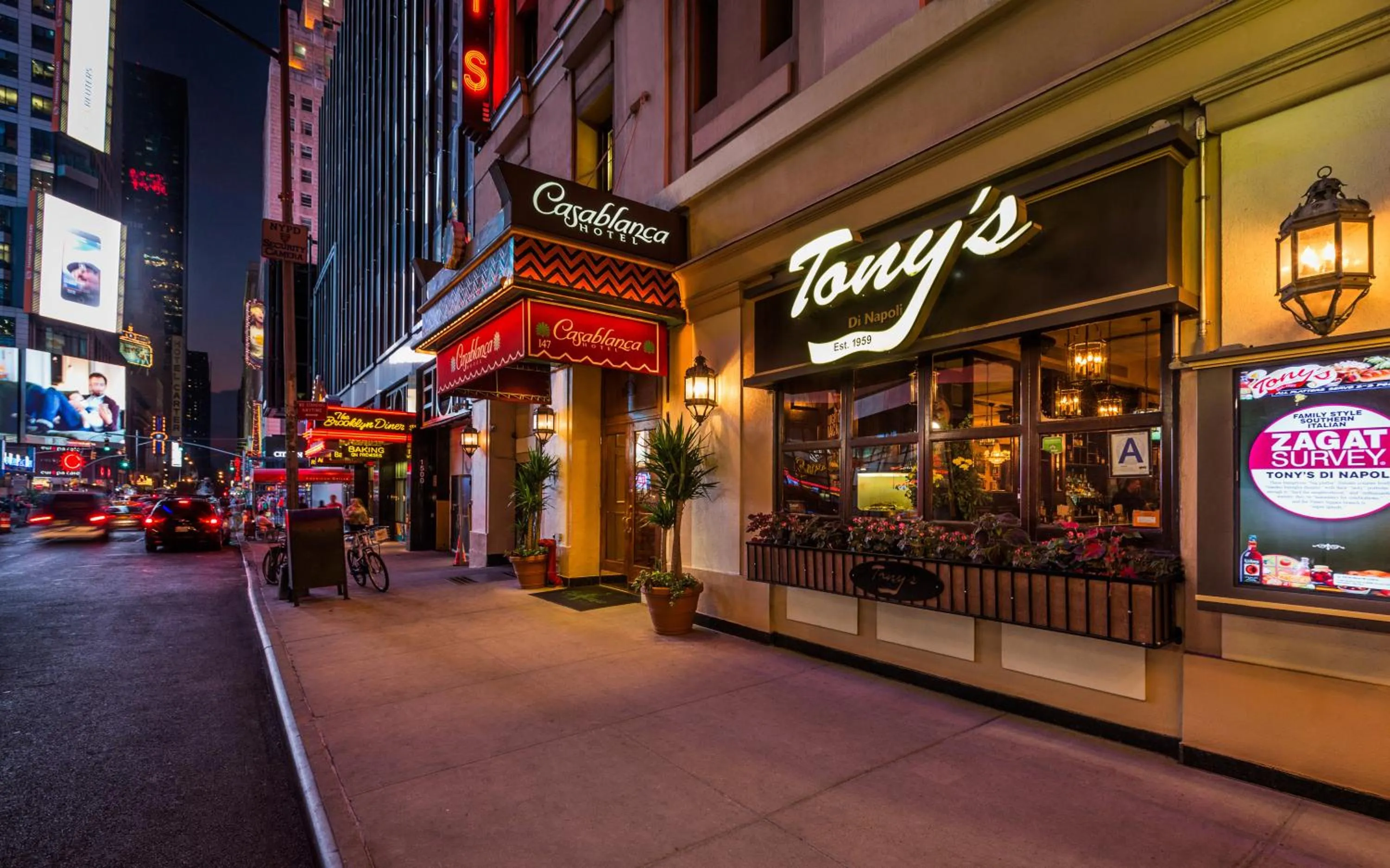 Facade/entrance in Casablanca Hotel by Library Hotel Collection