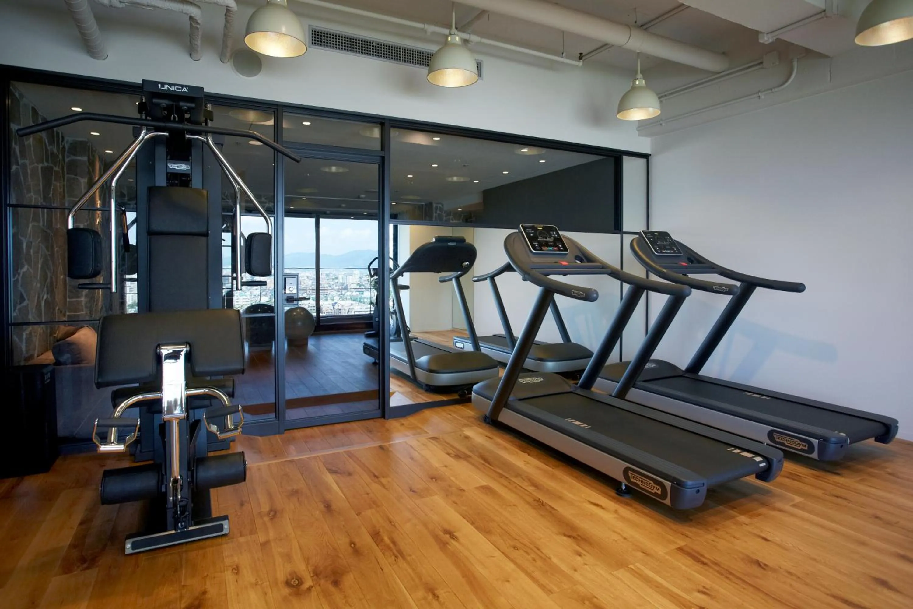 Fitness centre/facilities in Hilltop Resort Fukuoka