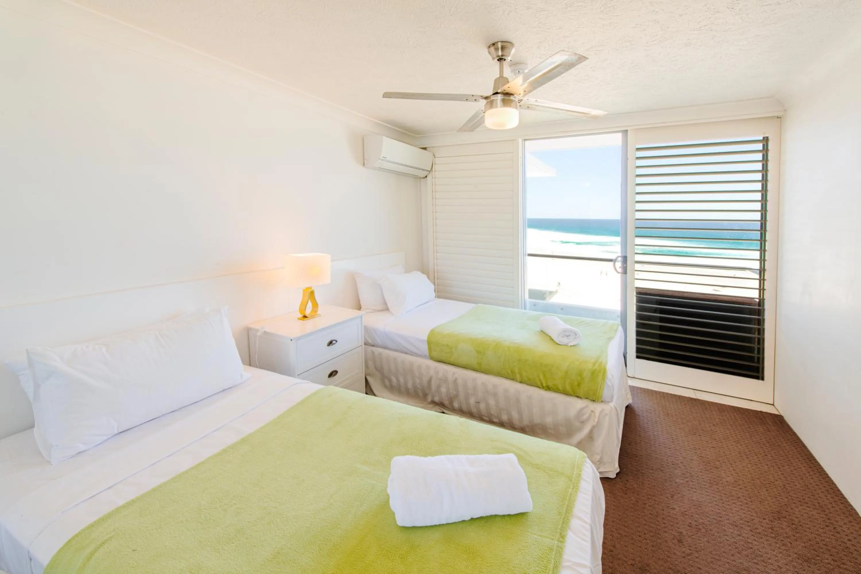 Bedroom, Bed in Berkeley on the Beach