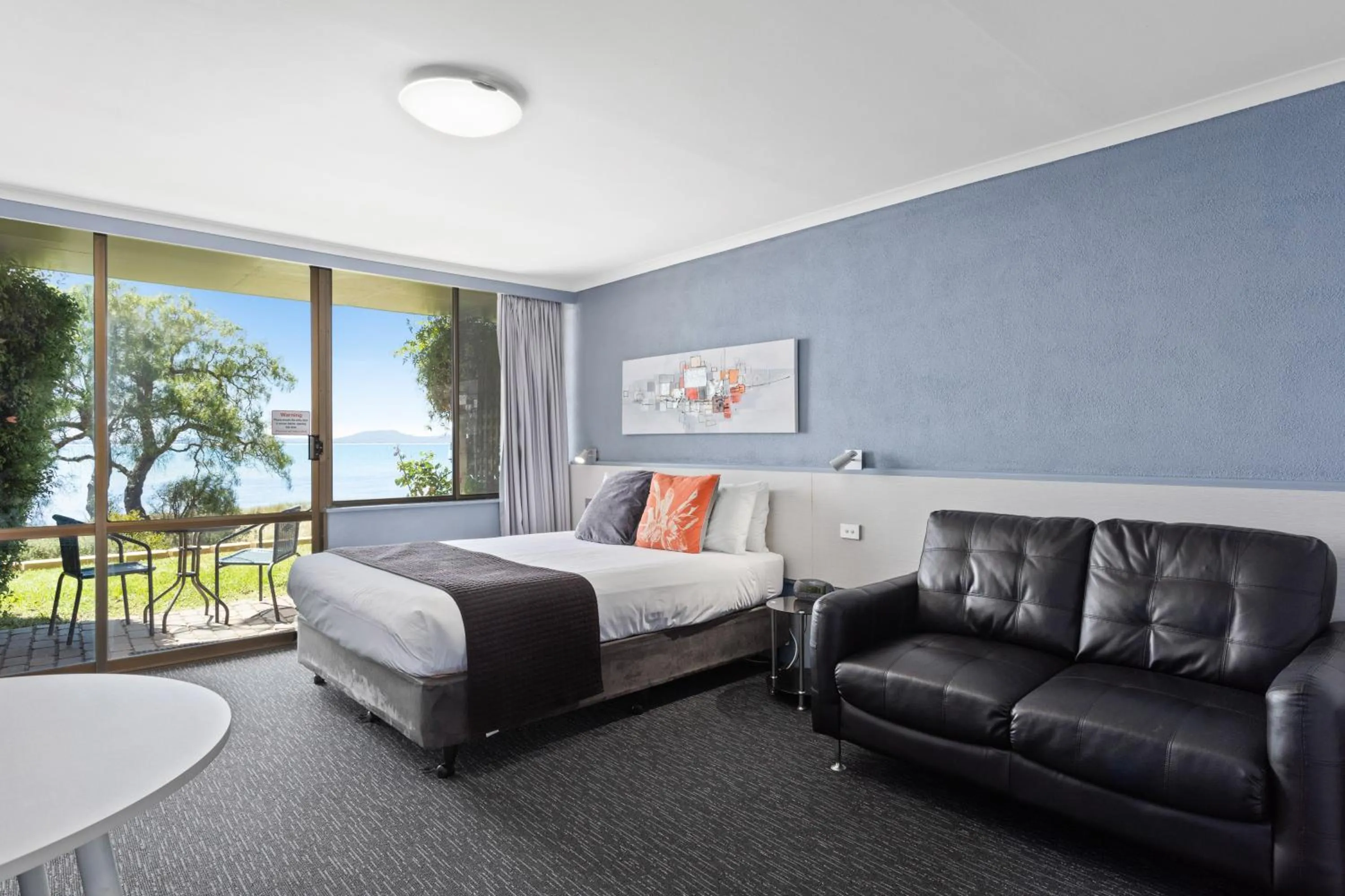 Sea view in Swansea Motor Inn Tasmania