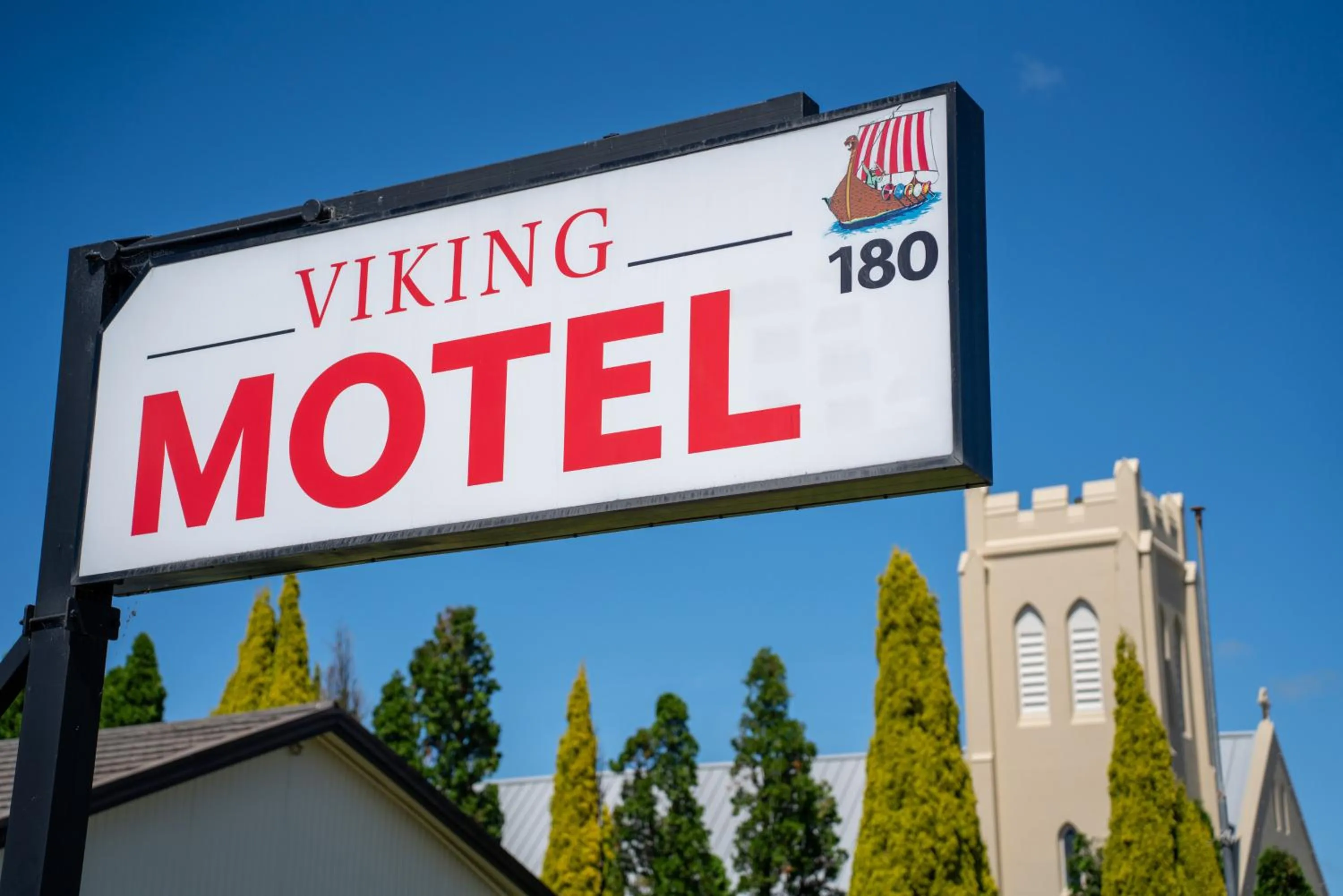 Property logo or sign in Viking Lodge Motel