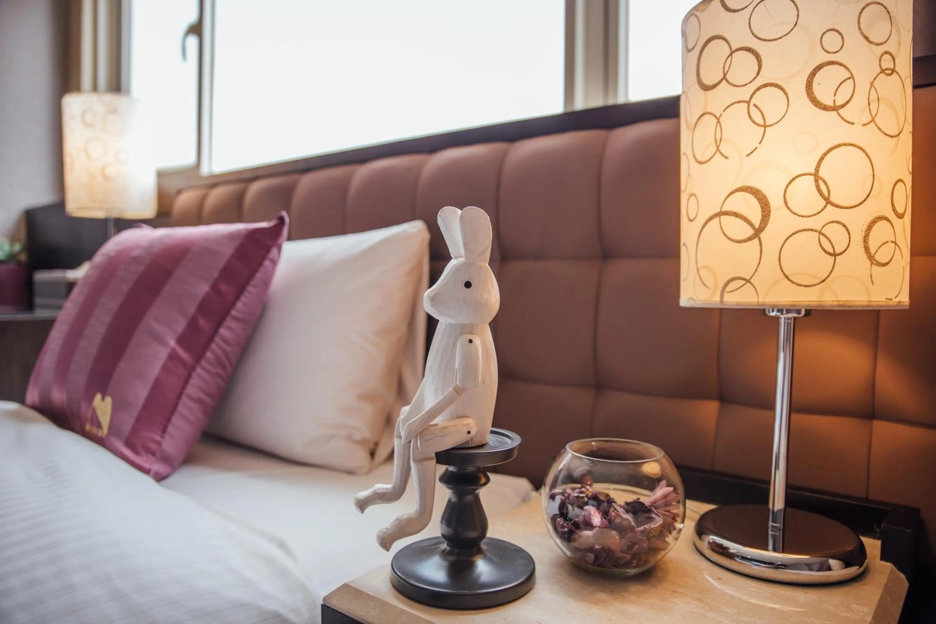 Decorative detail, Bed in Muzik Hotel - Ximen Station Branch