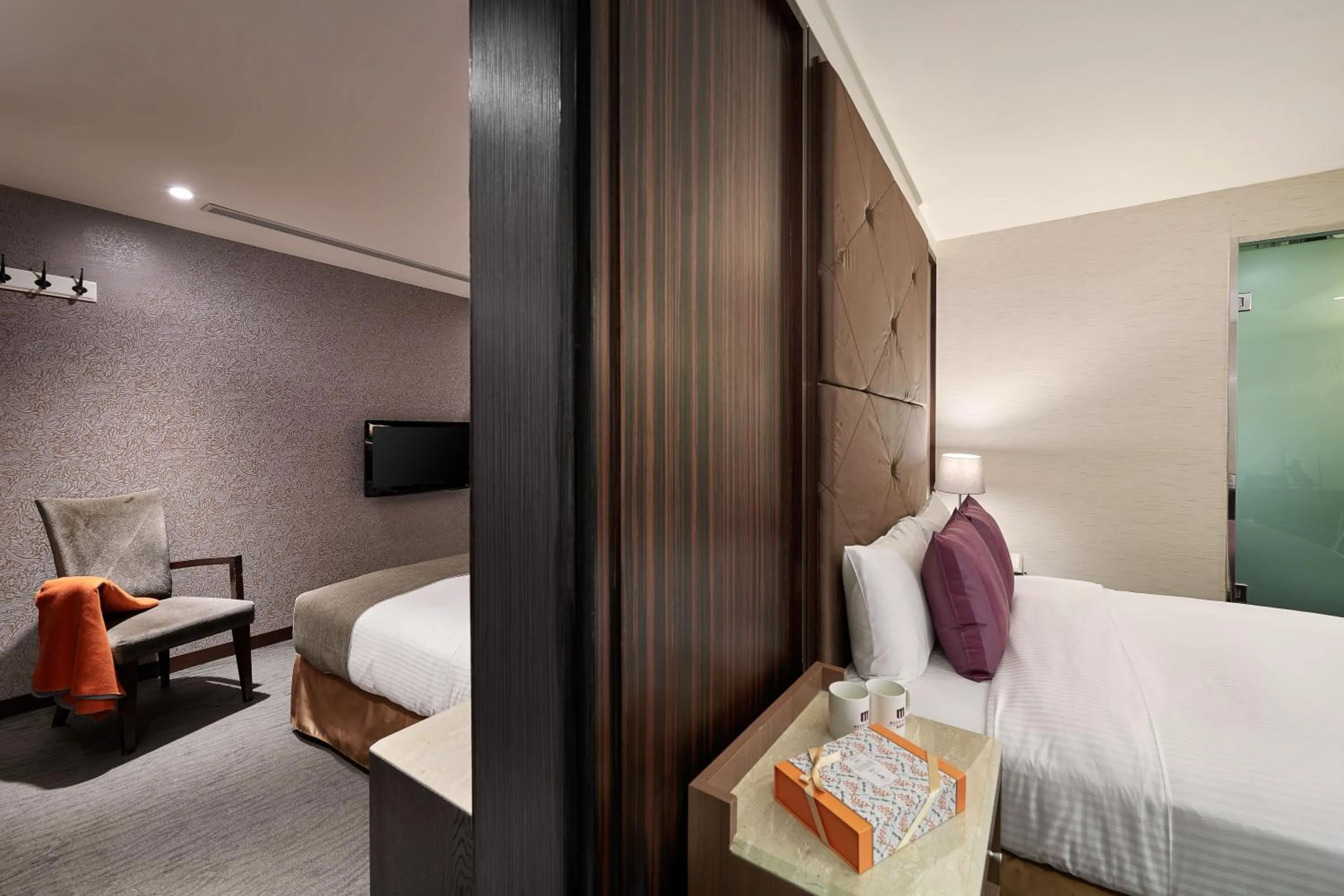 Bed in Muzik Hotel - Ximen Station Branch