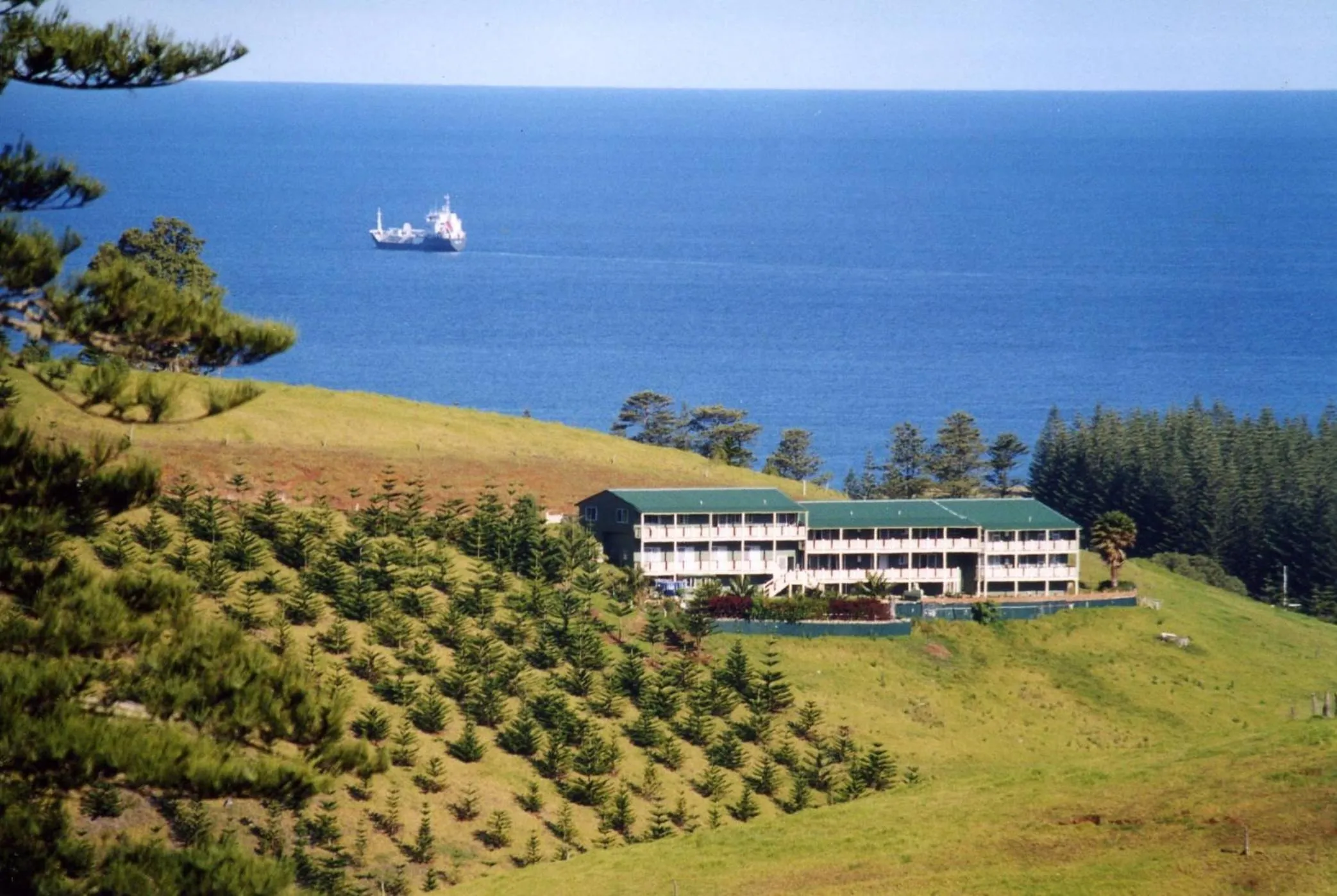 Bird's eye view in Panorama Seaside Apartments Norfolk Island