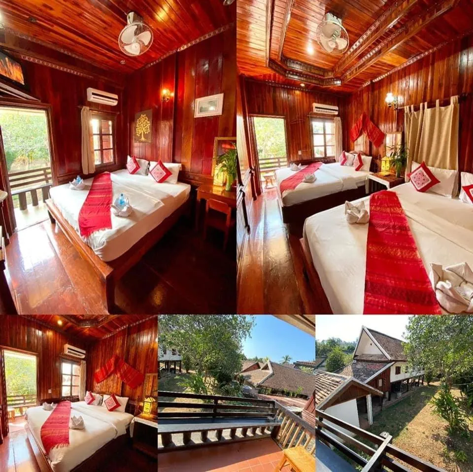 Property building, Bed in Soutikone1 Guesthouse