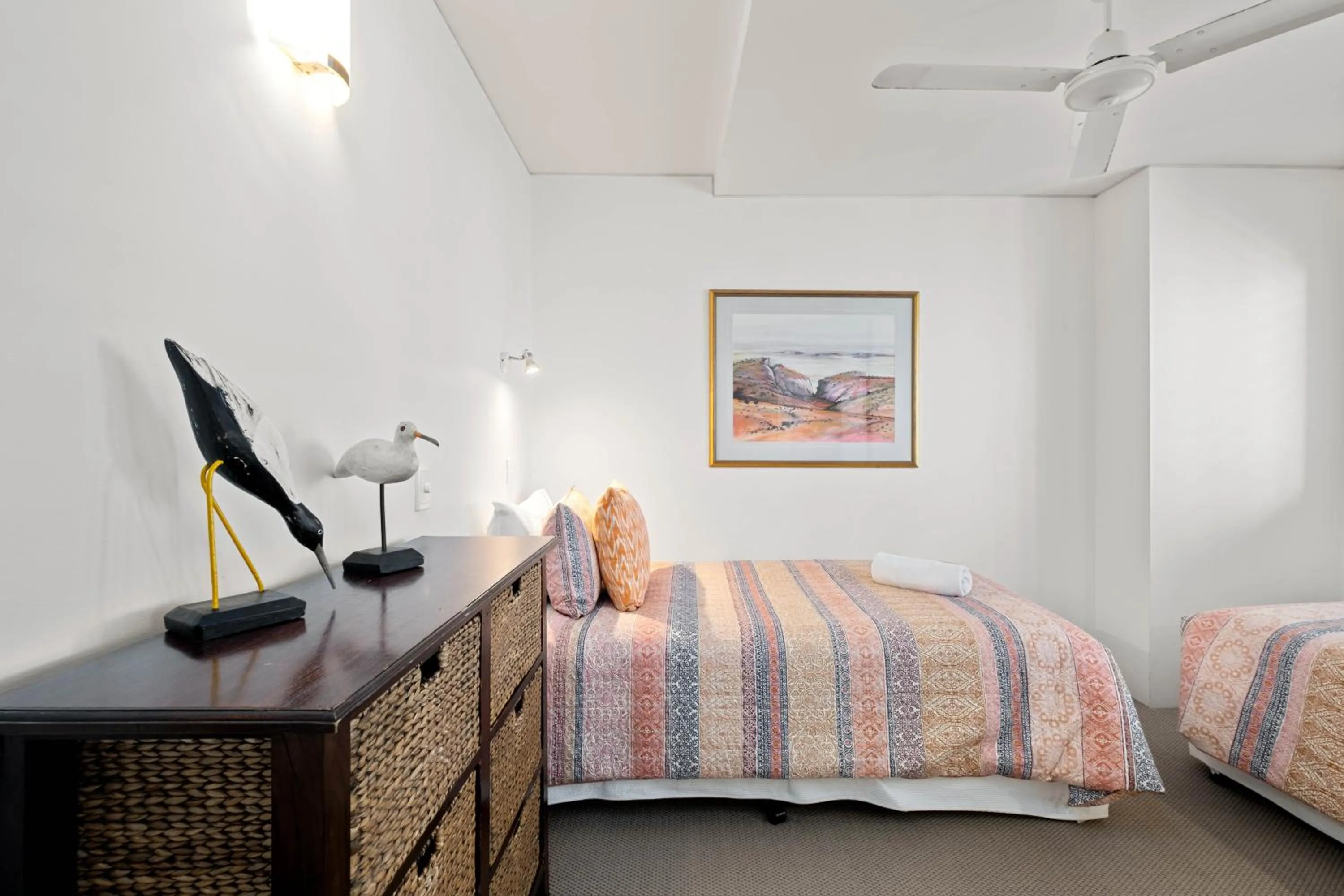 Bed in Las Rias Holiday Apartments