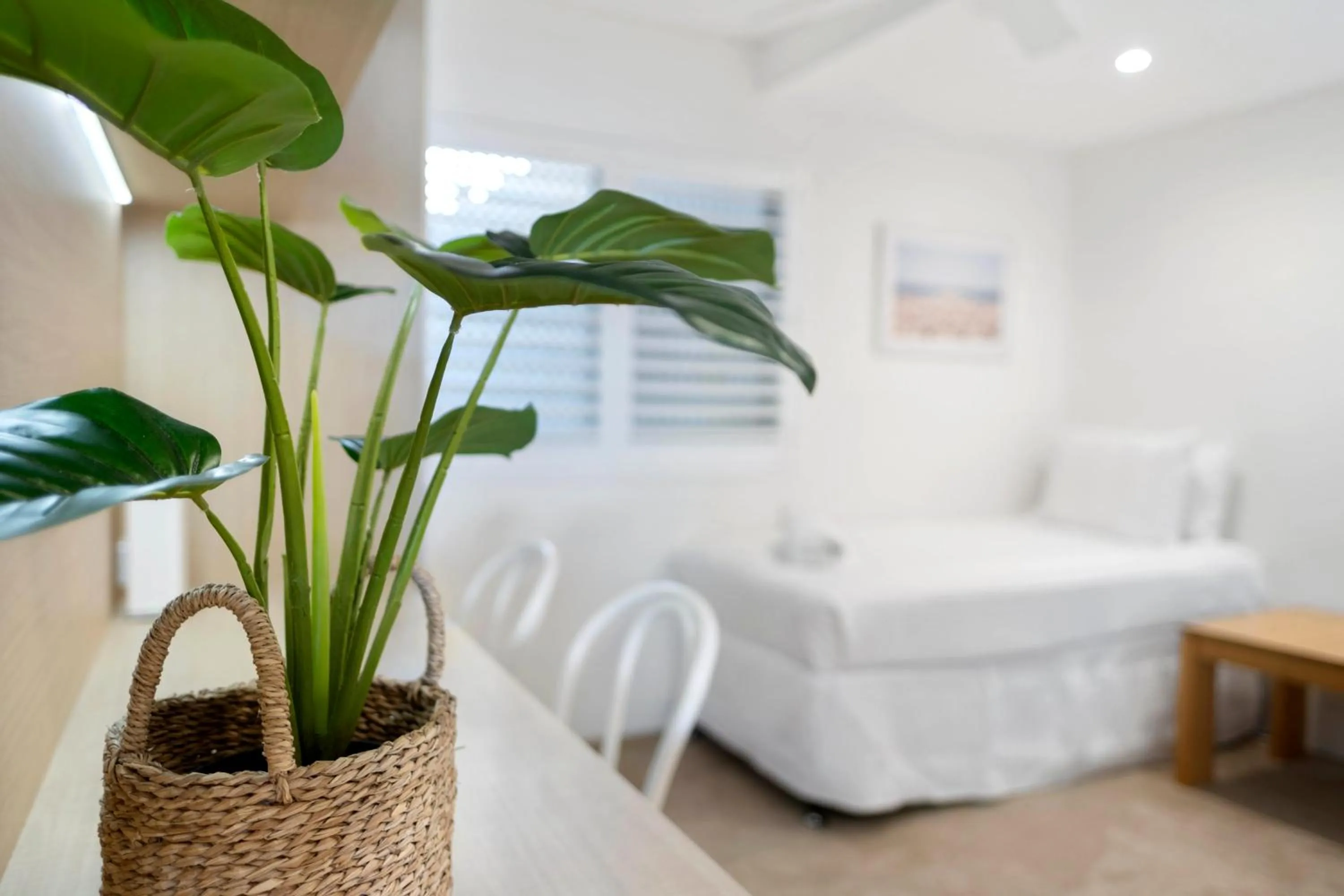 Bed in Las Rias Holiday Apartments