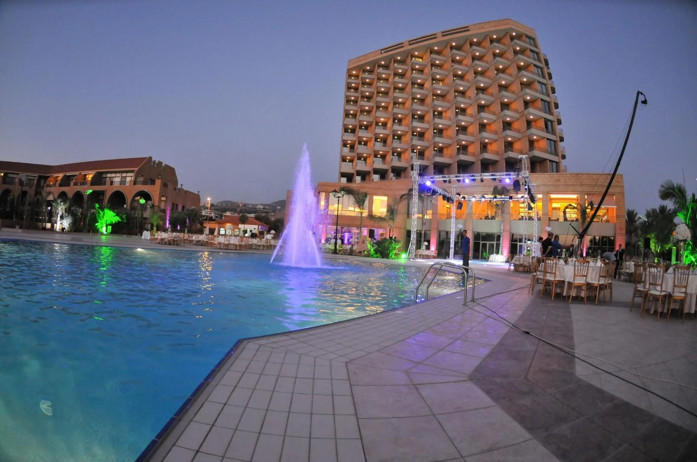Swimming pool in Jiyeh Marina Resort Hotel & Chalets