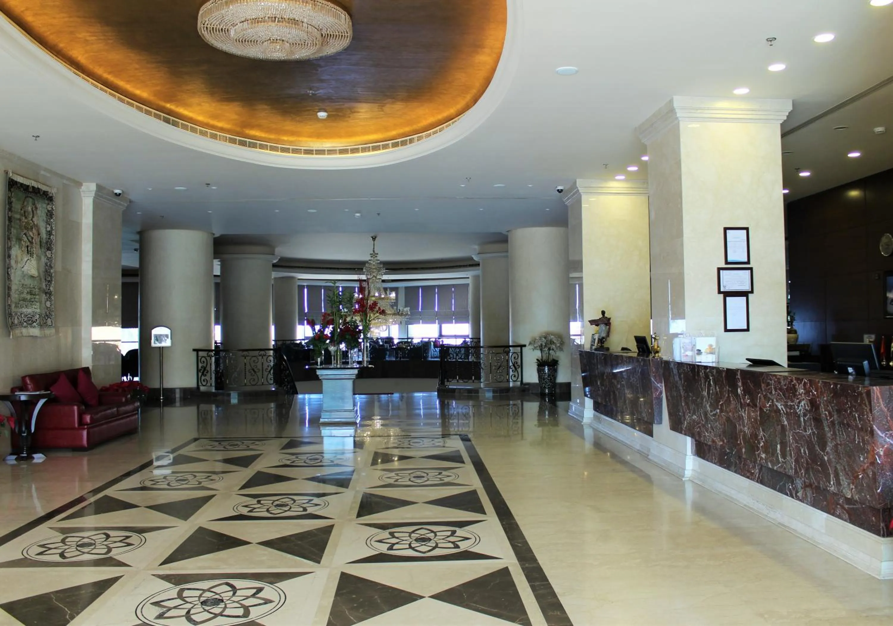 Lobby or reception in Jiyeh Marina Resort Hotel & Chalets