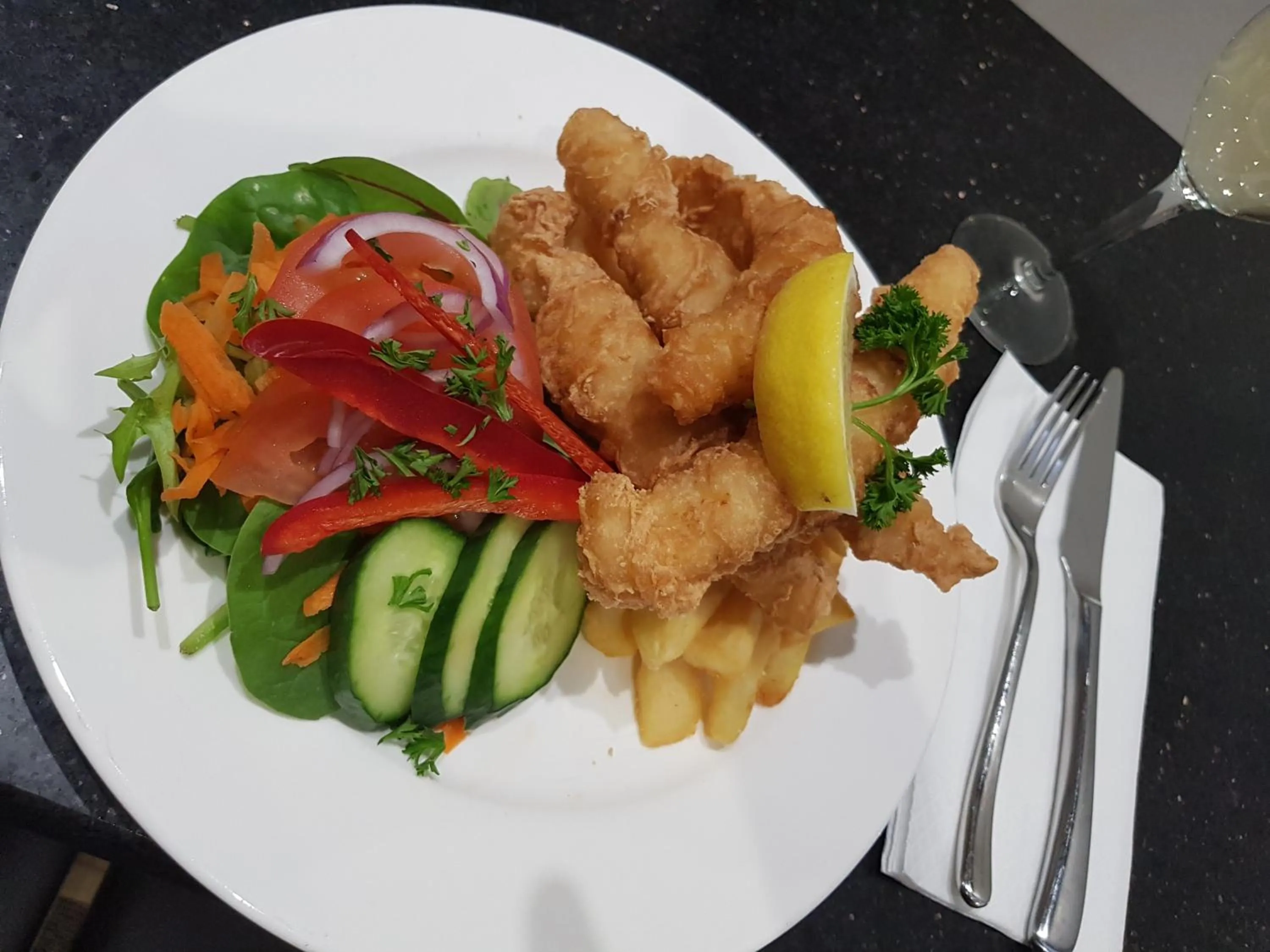 Dinner in Moura Meridian Motel