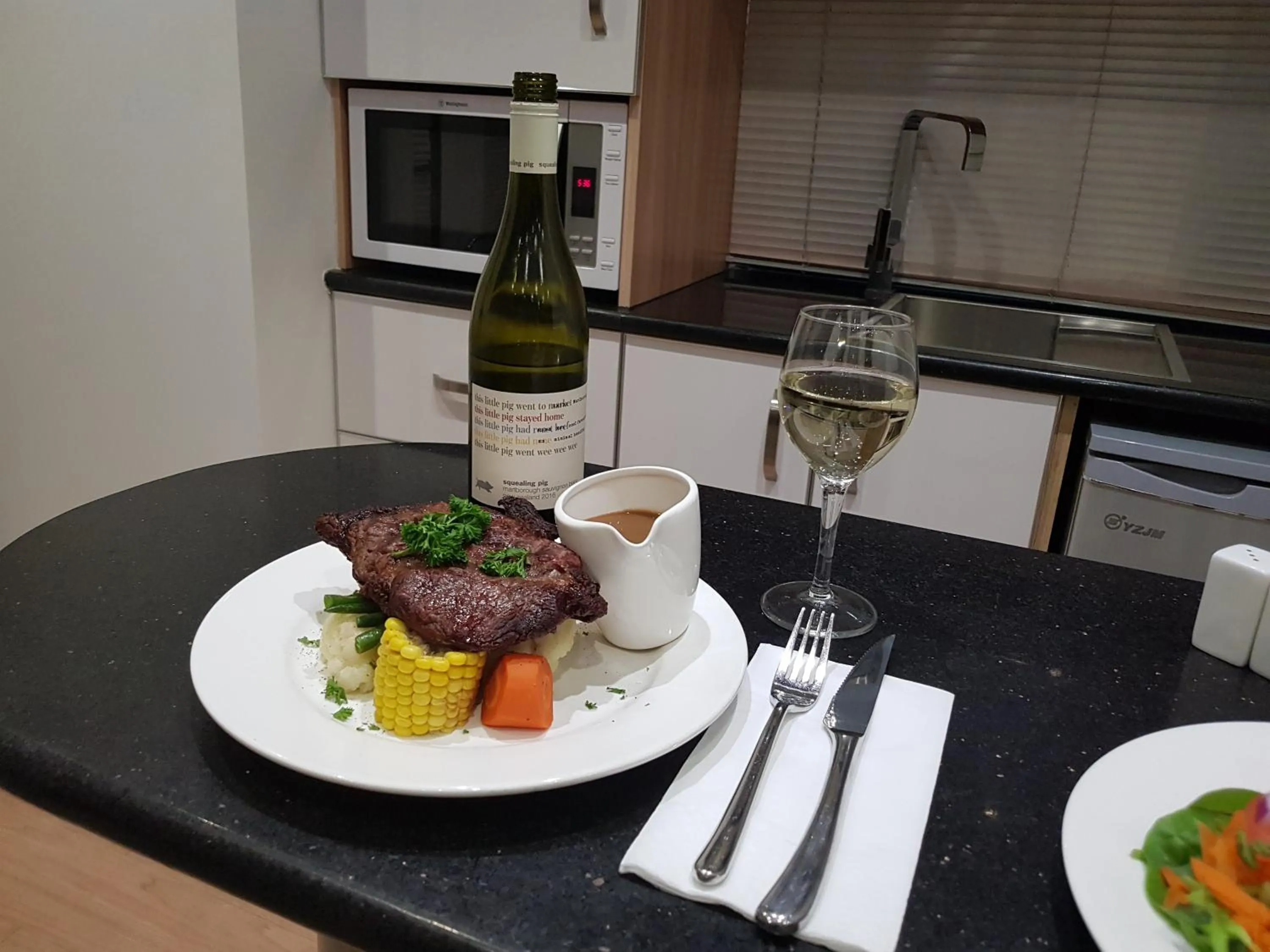 Food close-up in Moura Meridian Motel