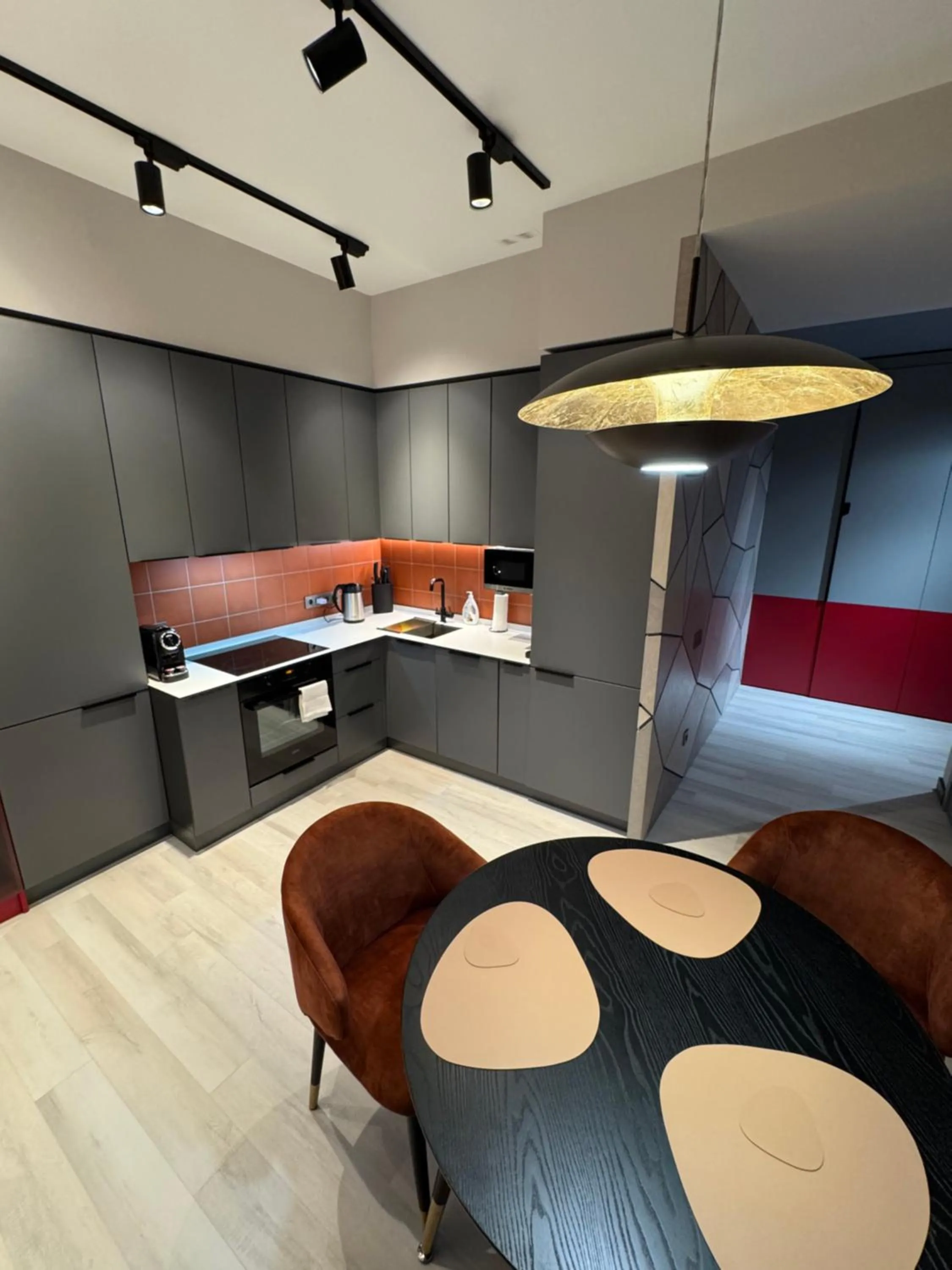 Kitchen or kitchenette, Bed in ACCOMMODO192