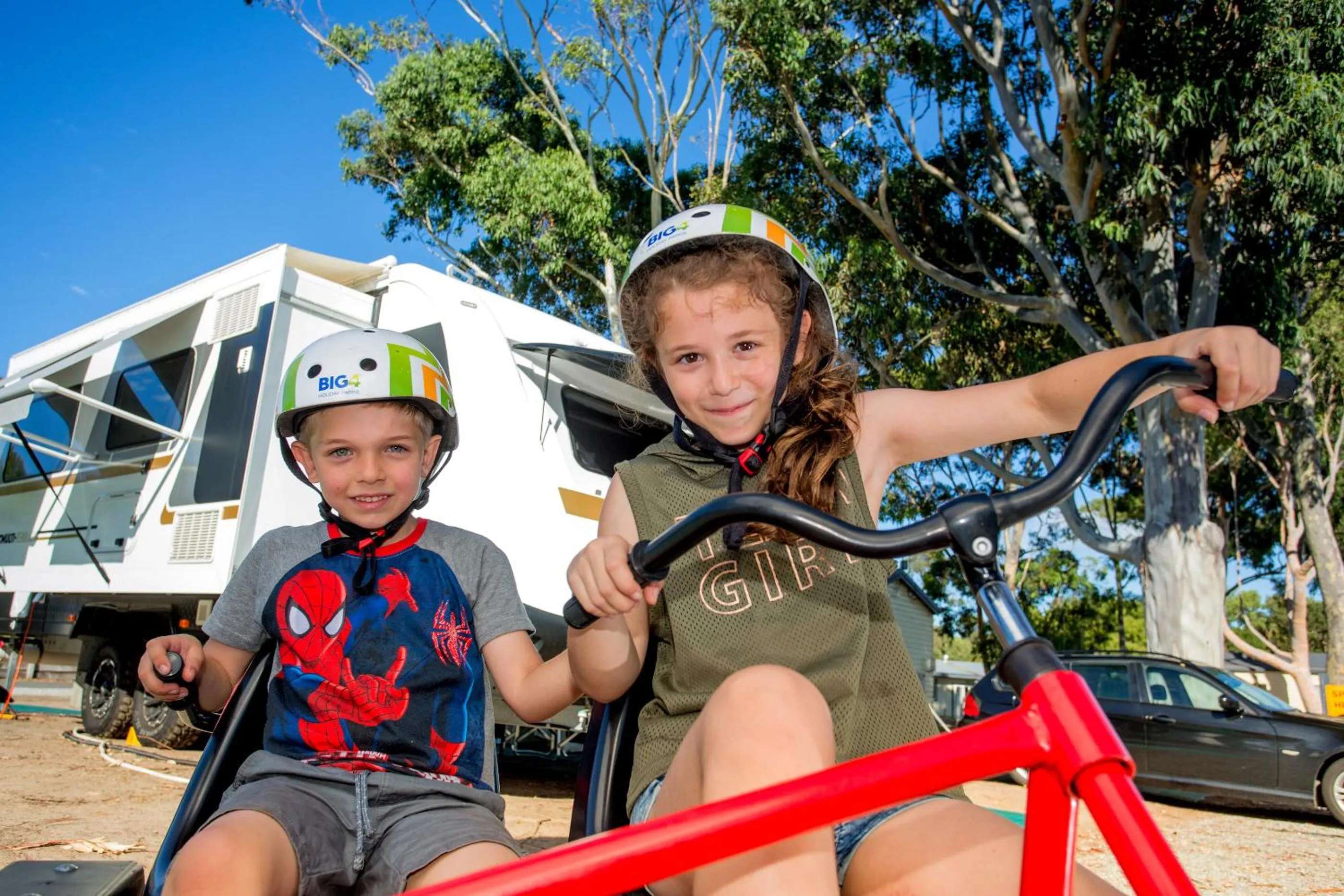 Family in BIG4 Ingenia Holidays Phillip Island