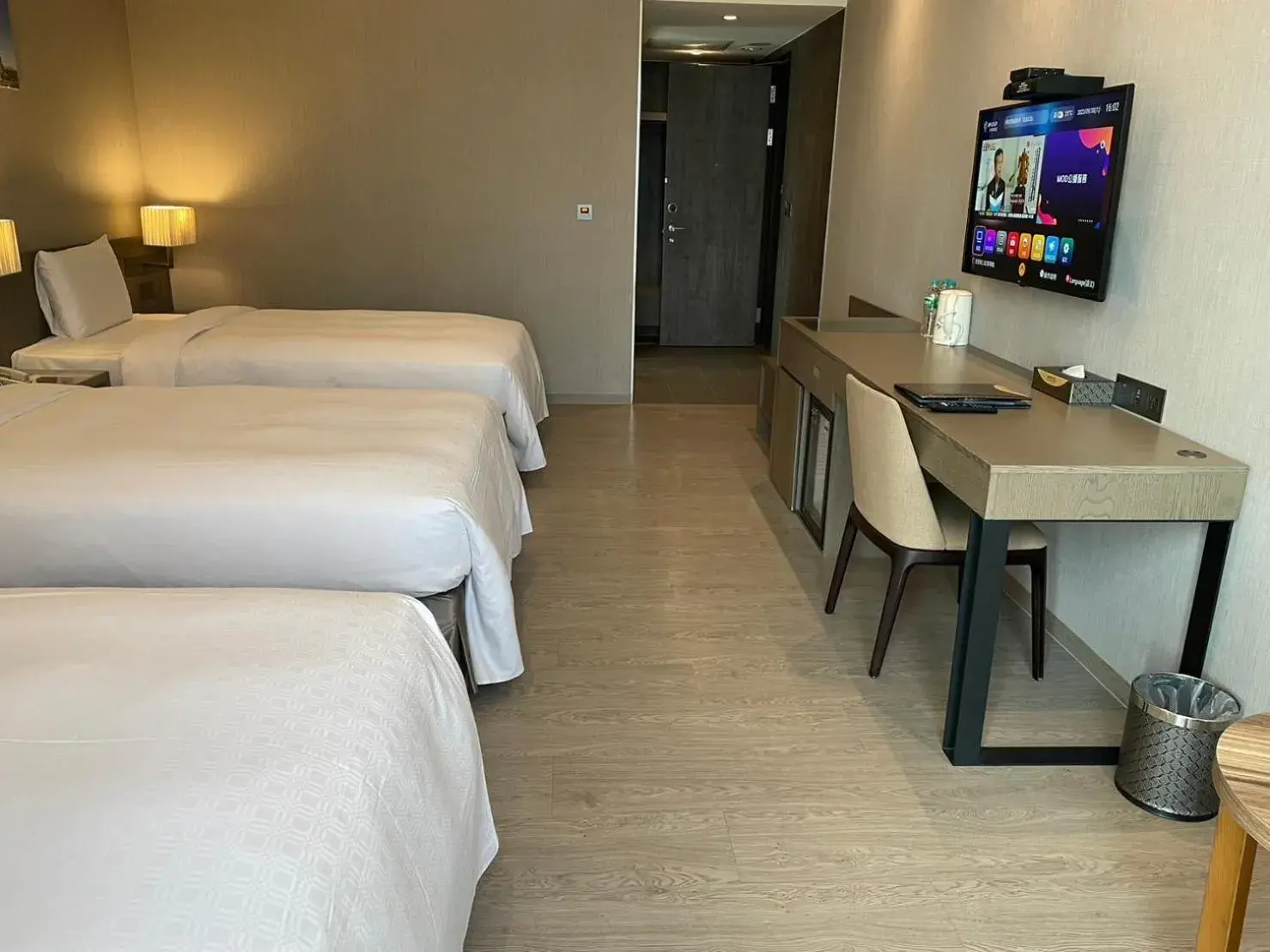 Bed in Jin Shi Hu Hotel Bed in Jin Shi Hu Hotel