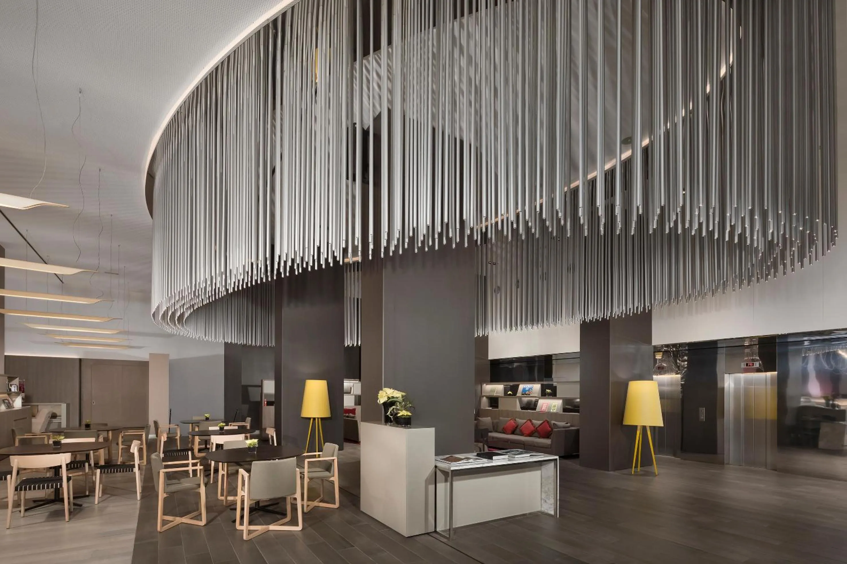 Lobby or reception in The Level at Melia Barcelona Sky