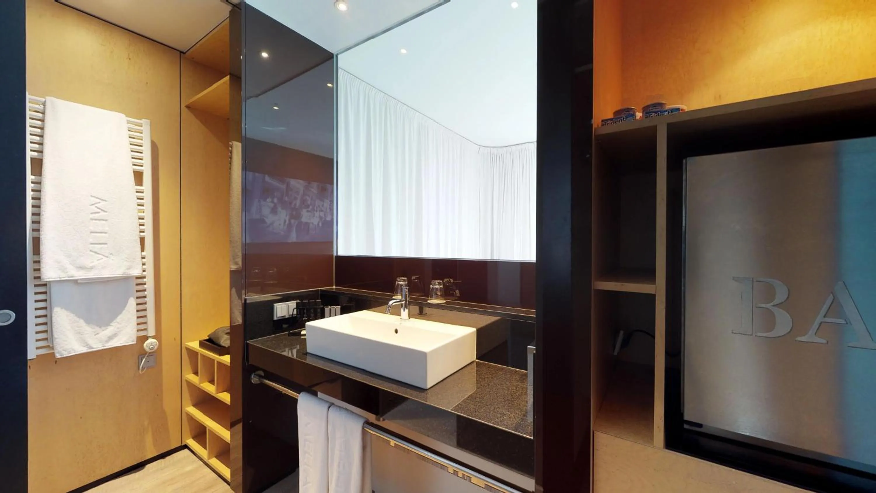 Bathroom in The Level at Melia Barcelona Sky
