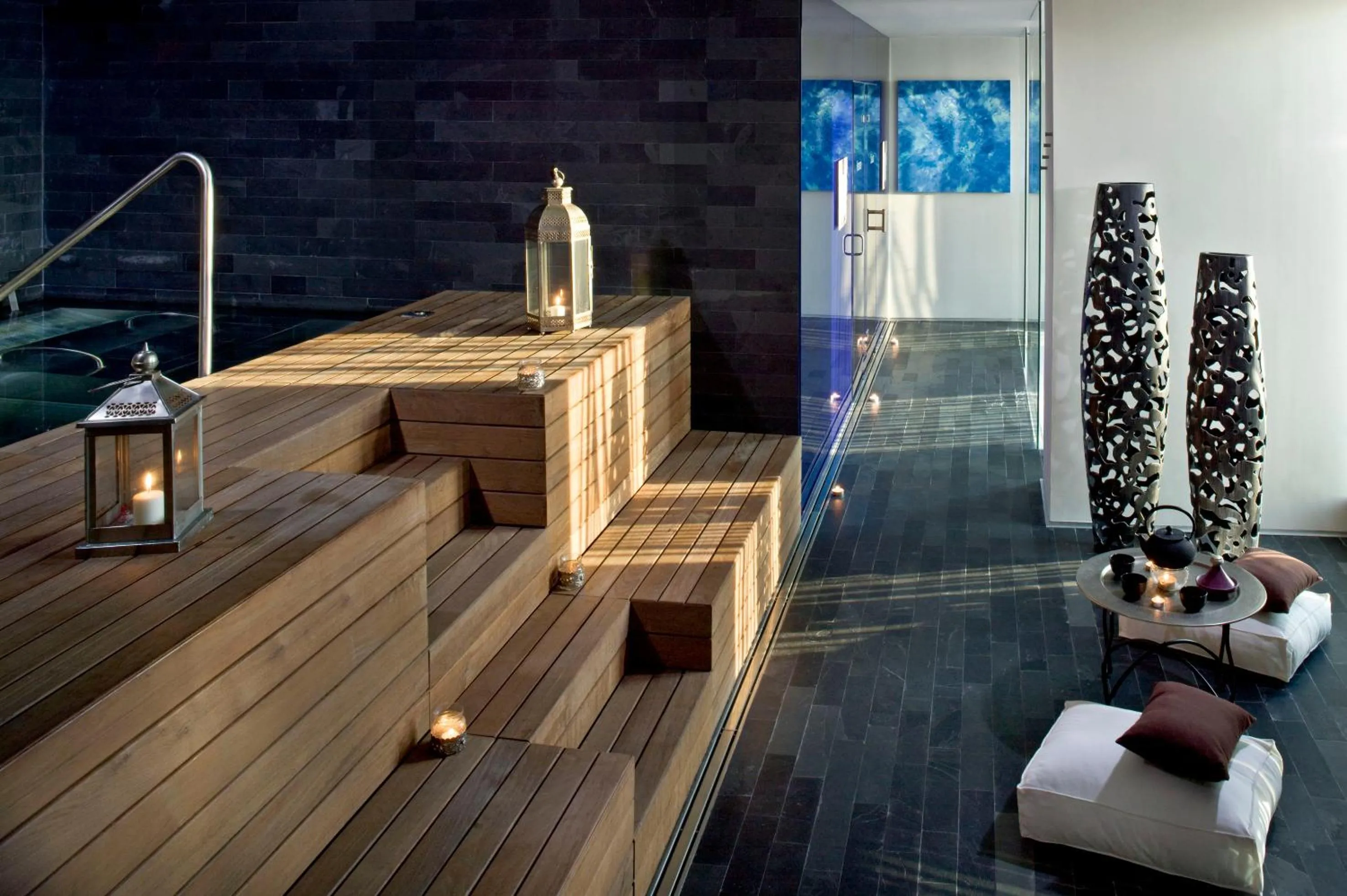 Hot Spring Bath in The Level at Melia Barcelona Sky