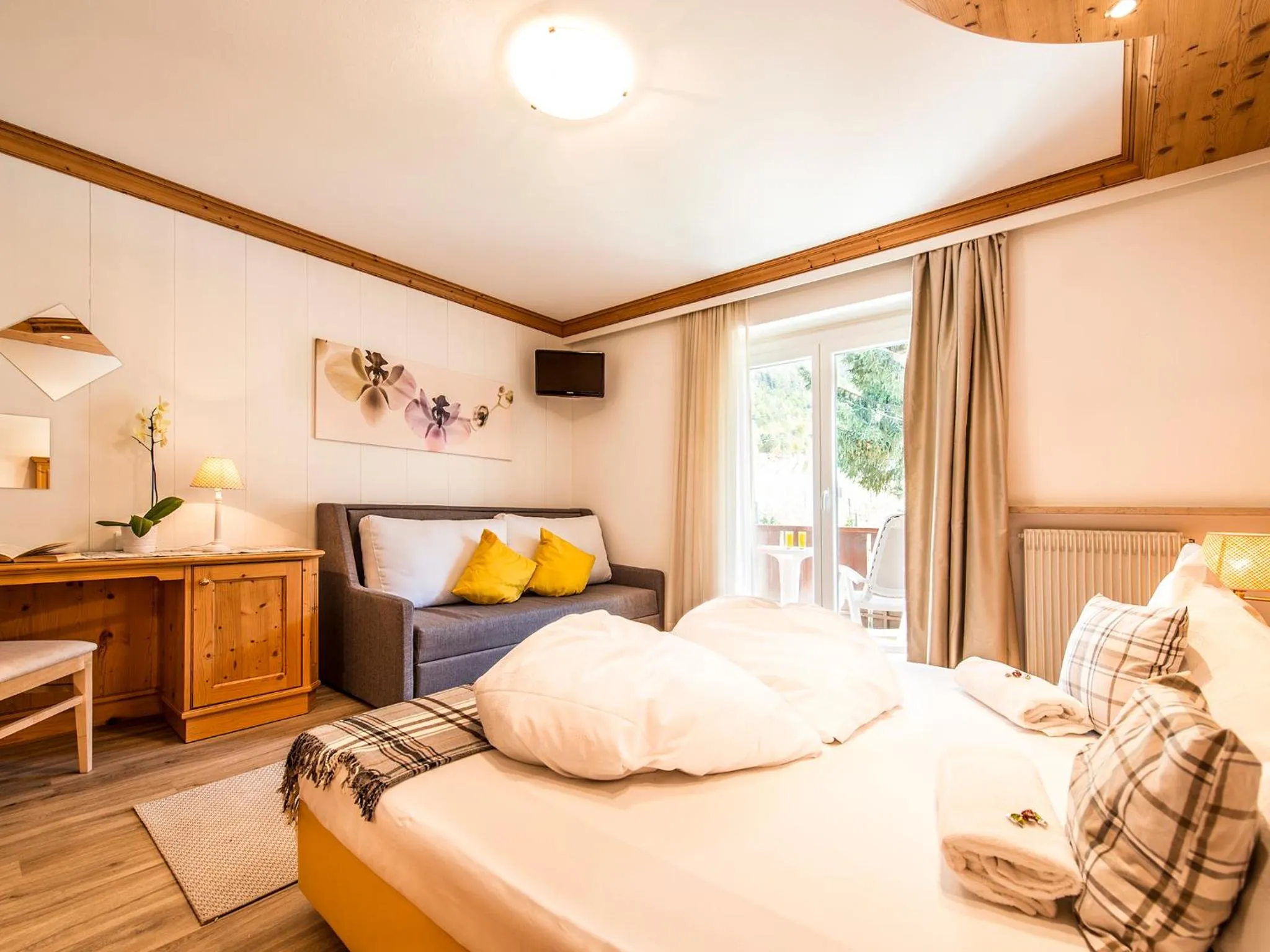 Bed in Pension Lärchenhof