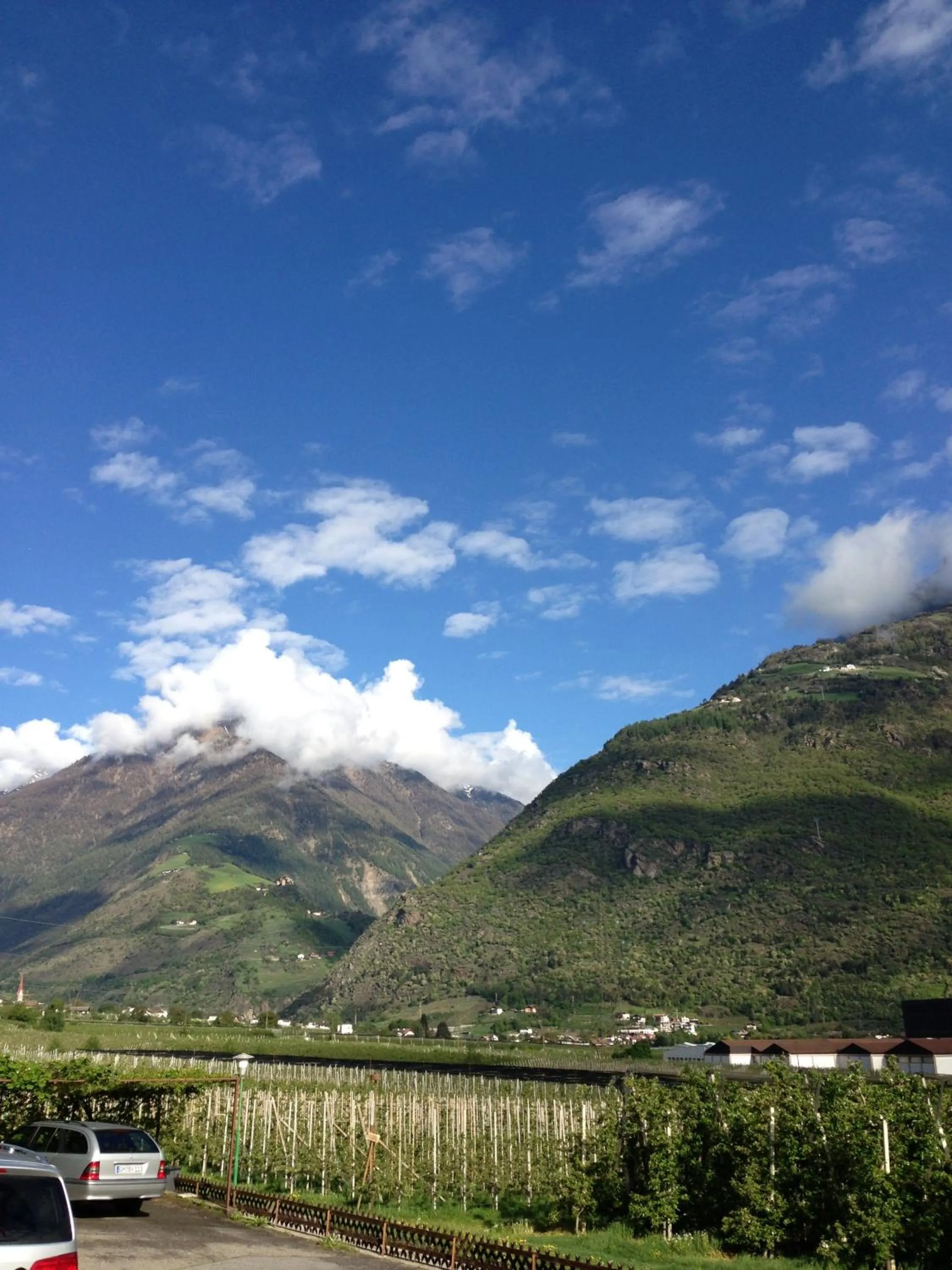 Bird's eye view in Pension Lärchenhof