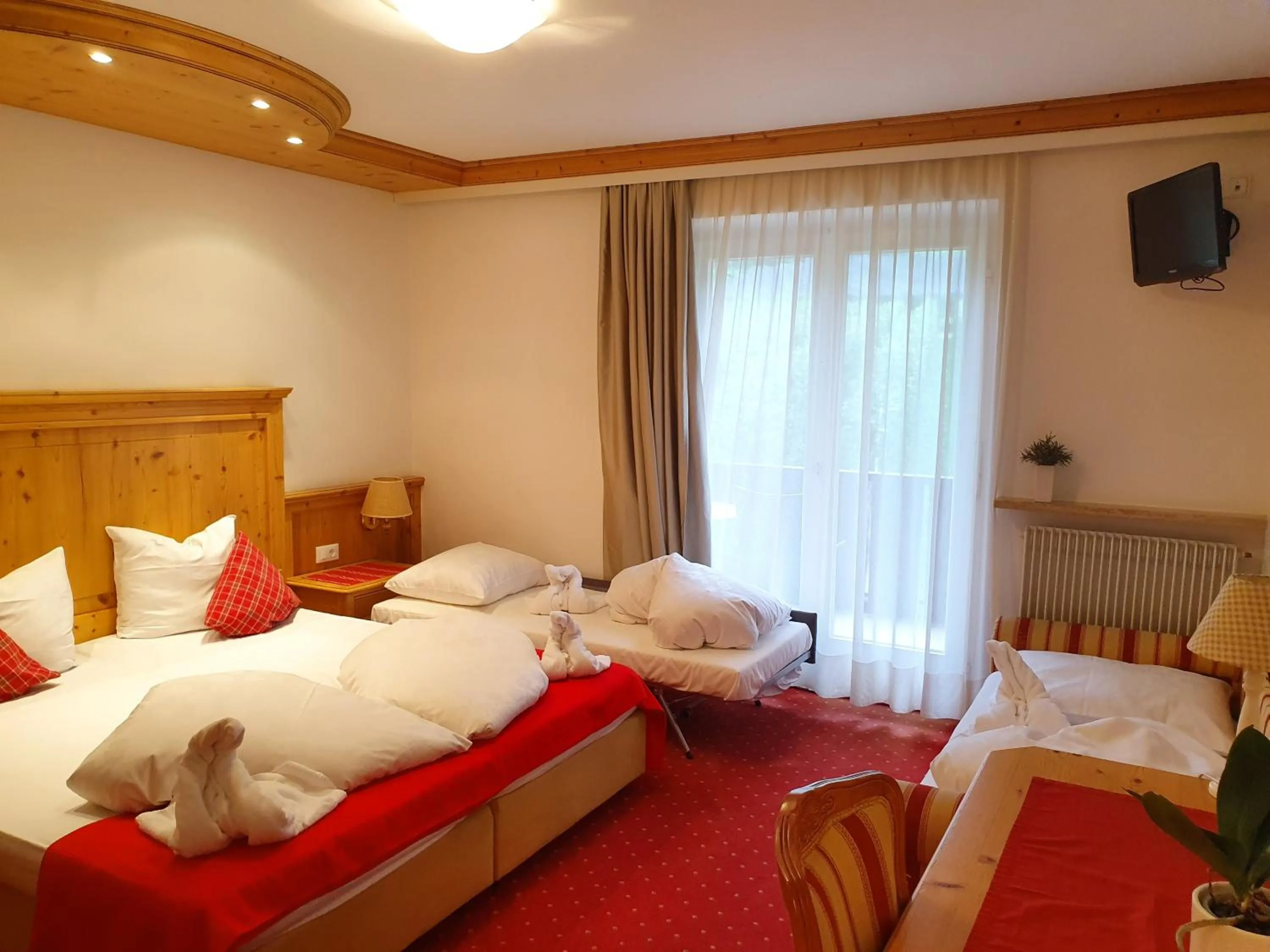 Bed in Pension Lärchenhof